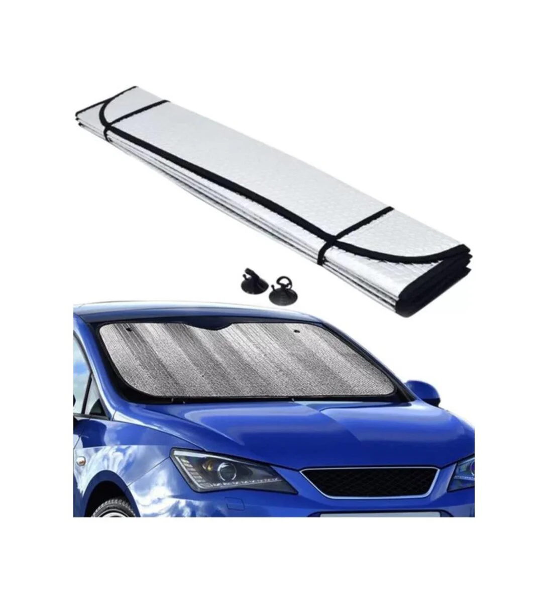 Isı ve UV Koruyucu Oto Ön Cam Güneşlik - Dacia Duster, Peugeot 3008, Skoda Superb, Nissan Qashqai