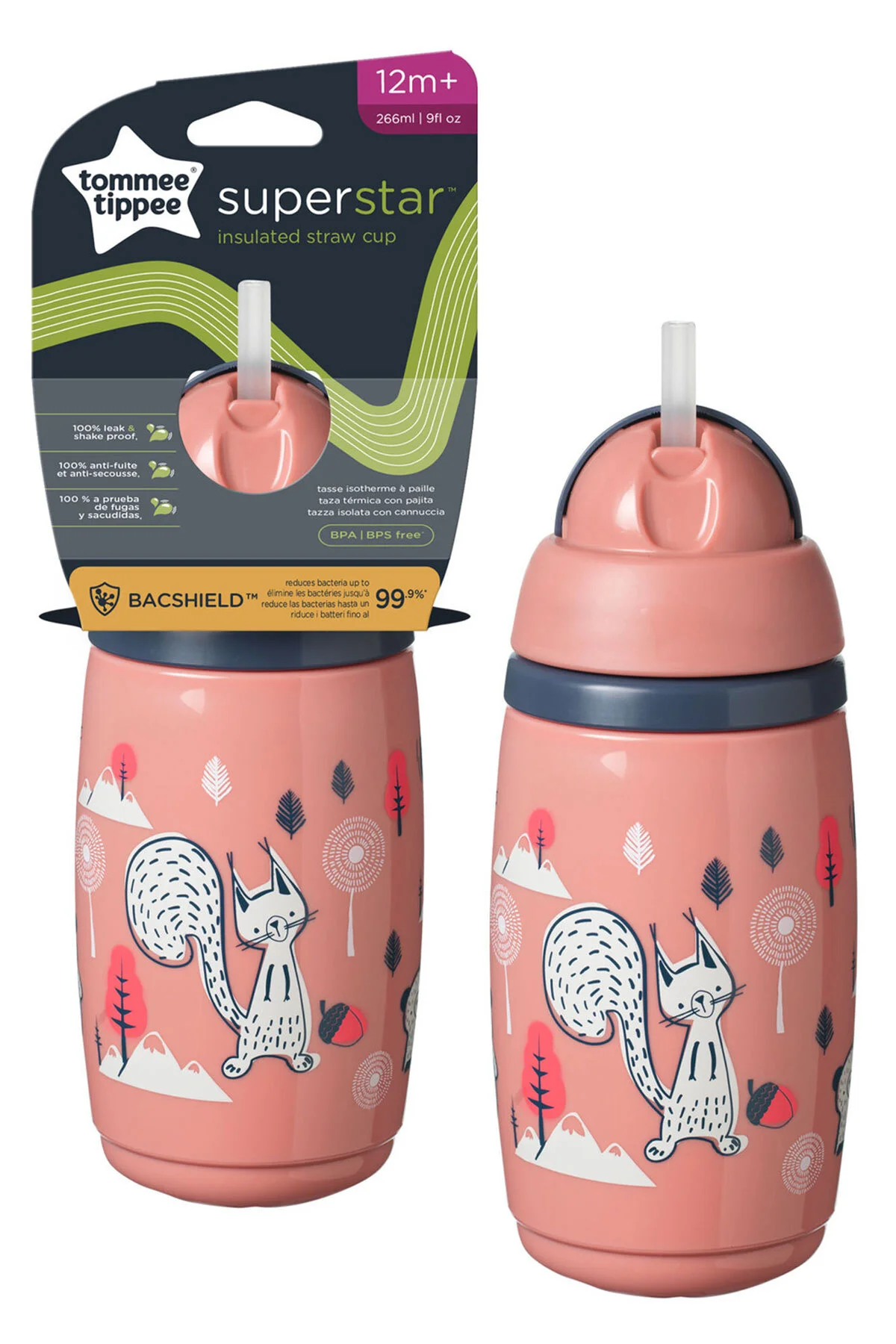 Isı Yalıtımlı Pipetli Bardak 260 Ml - Pembe Isı Yalıtımlı Pipetli Bardak 260 Ml - Pembe - Görsel 5
