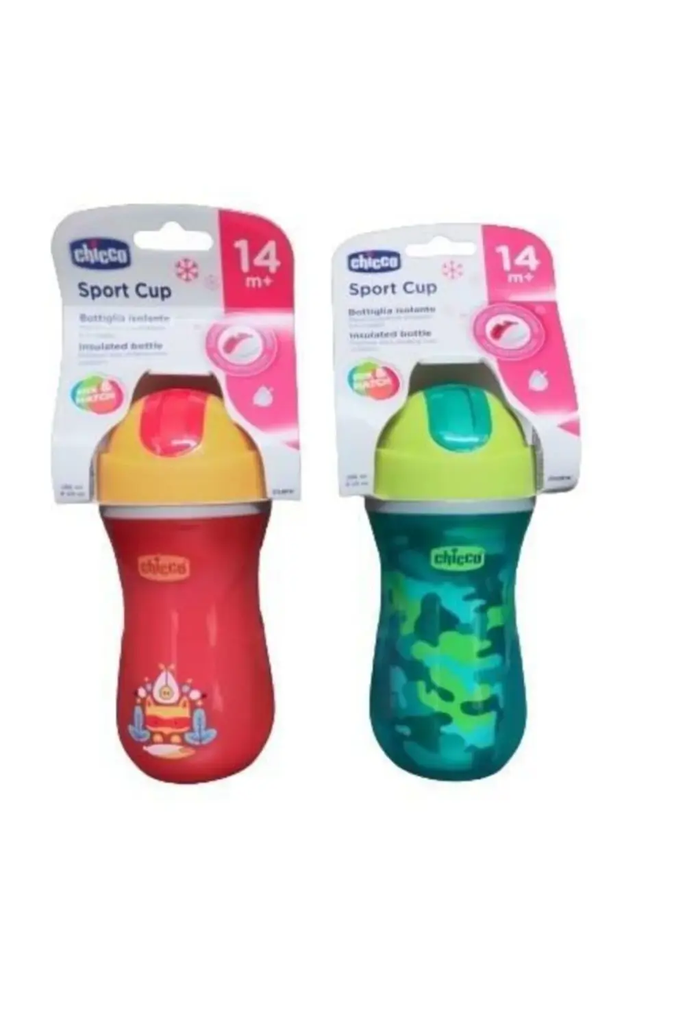 Isı Yalıtımlı Spor Bardak Pipetli 14ay+ Unısex