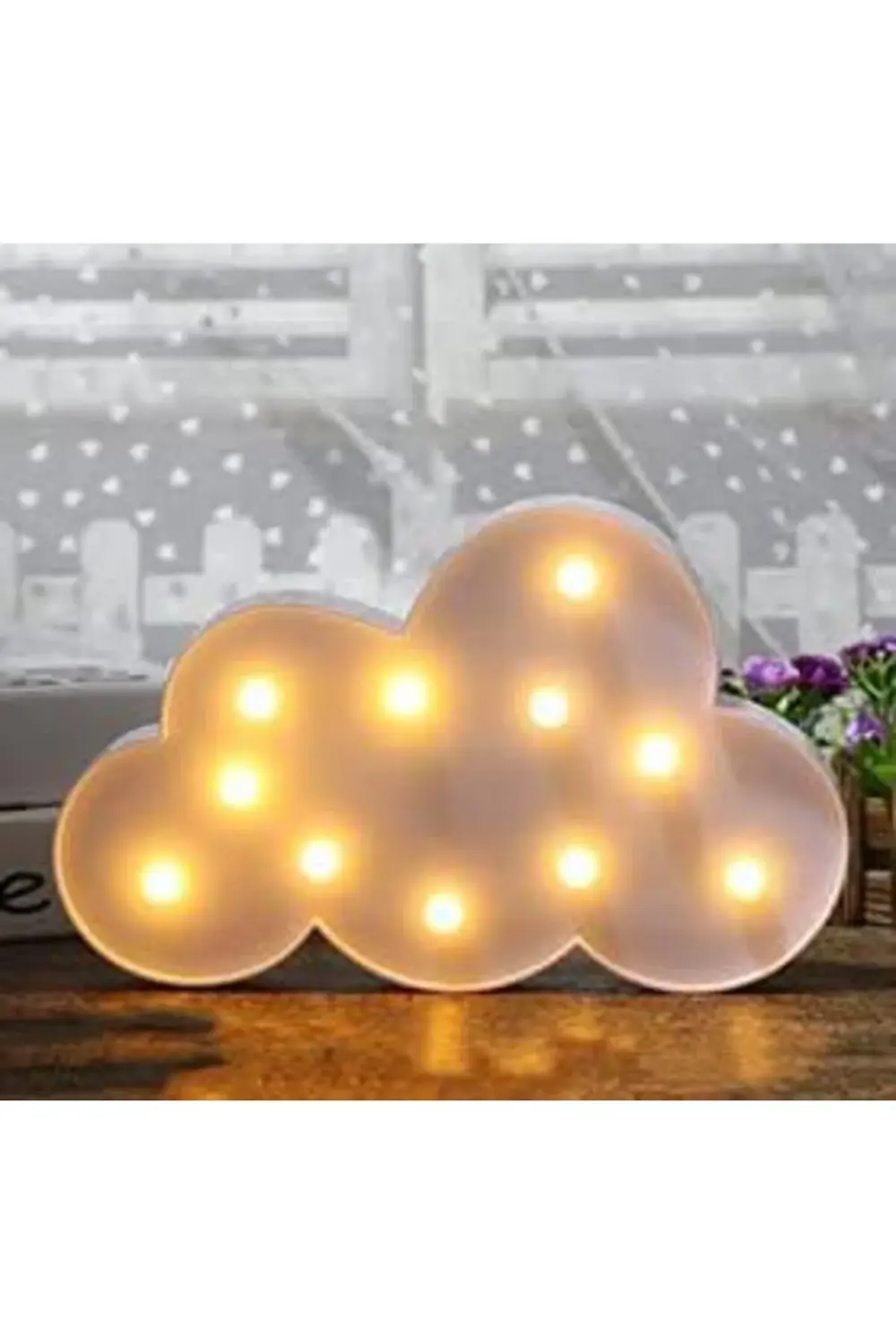 Işık Bulut Çocuk Odası Gece Lambası Dekoratif Led Aydınlatma 1178