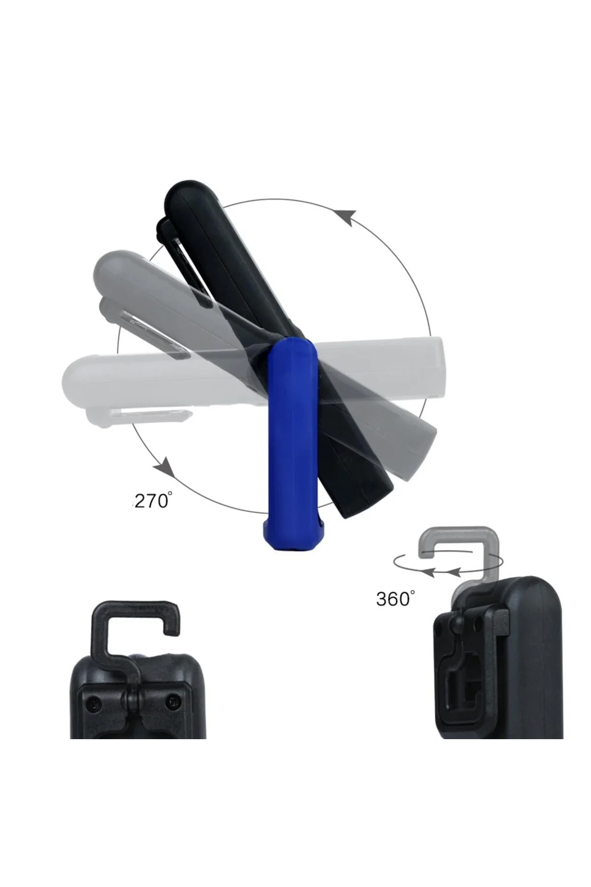 IŞIK SEVİYESİ AYARLANABİLİR ÇALIŞMA LAMBASI WATTON WT-285 Siyah