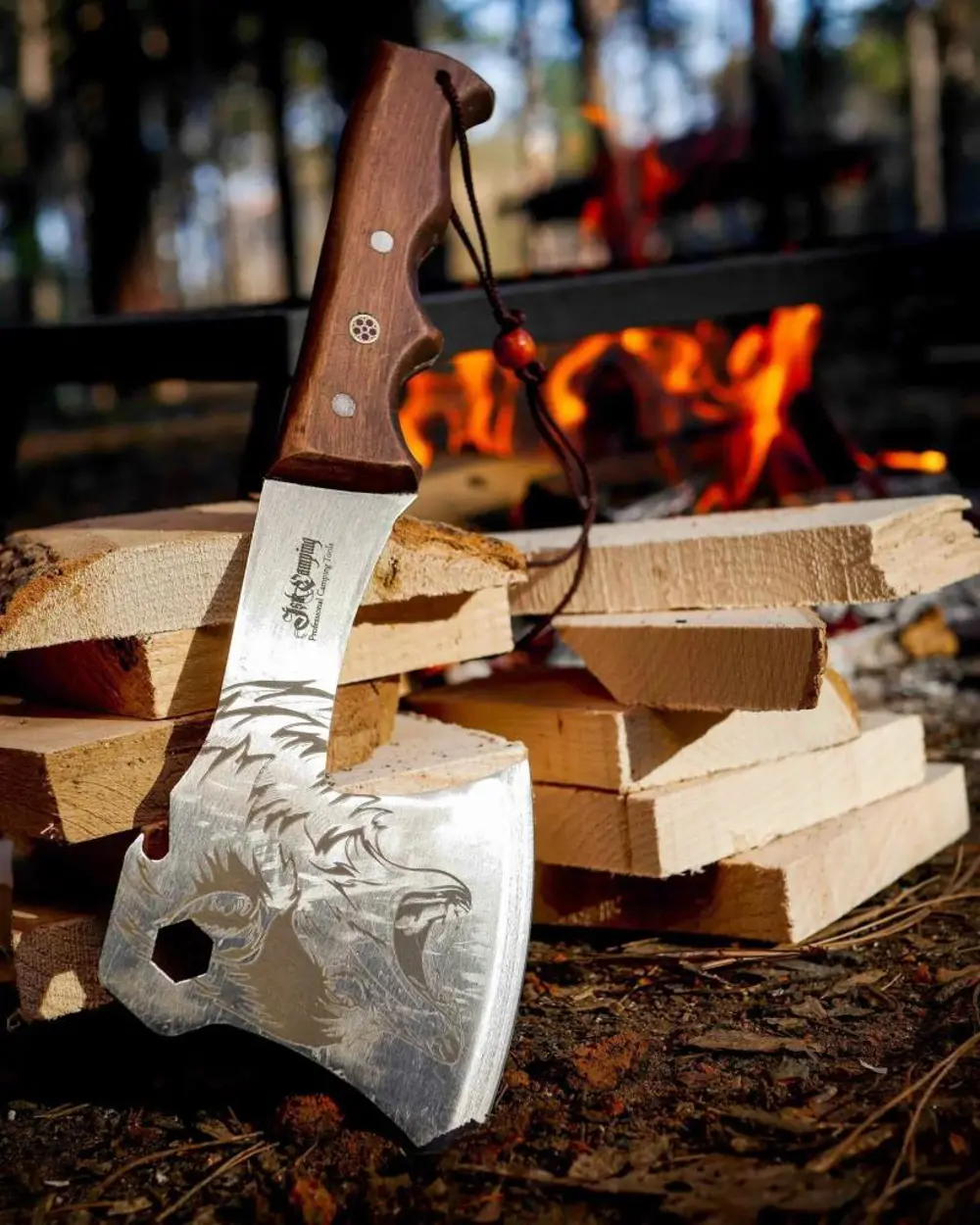 Işıklar Camping Çok Fonksiyonlu Kamp Baltası