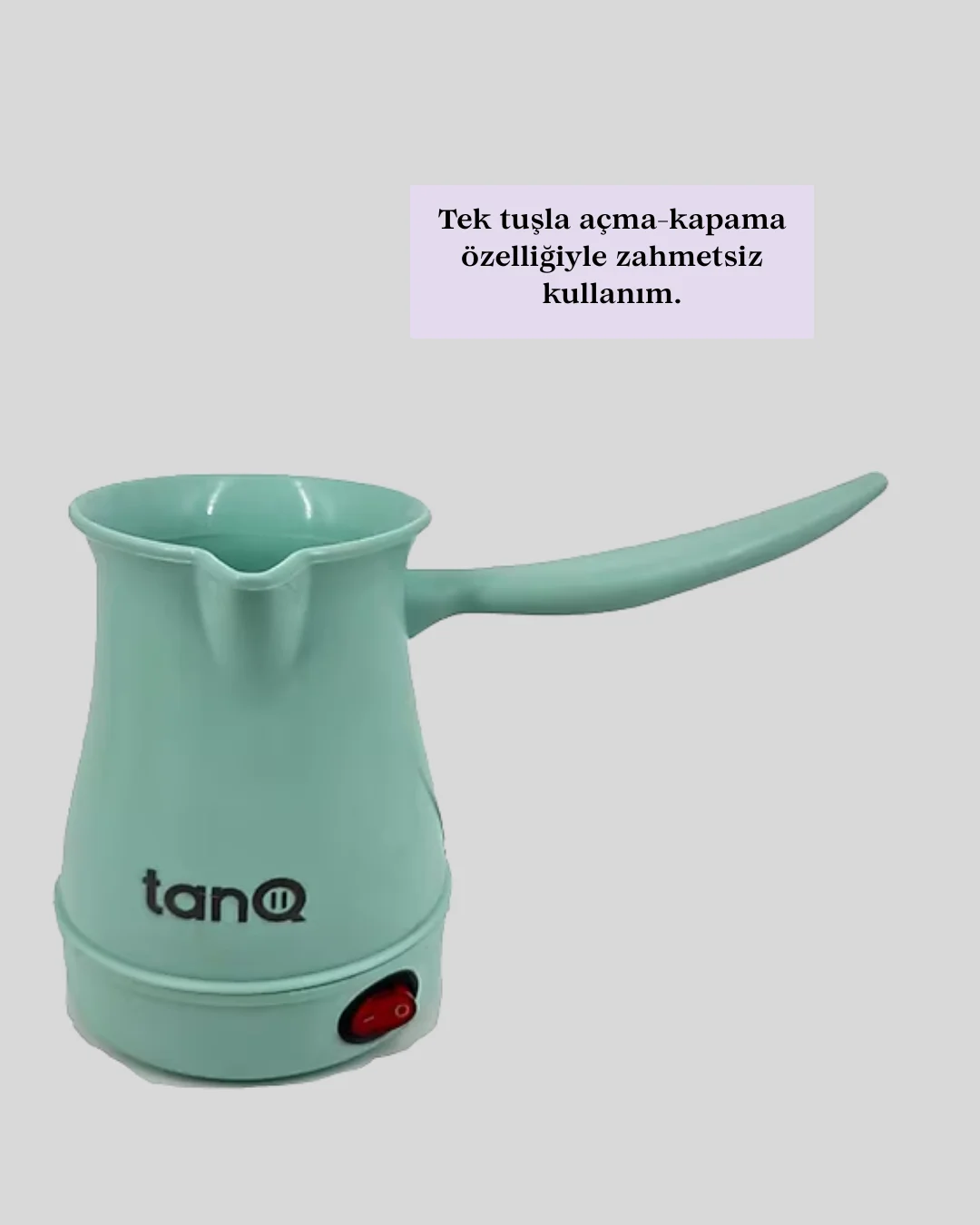 Işıklı Açma Kapama Anahtarlı Elektrikli Kahve Cezvesi