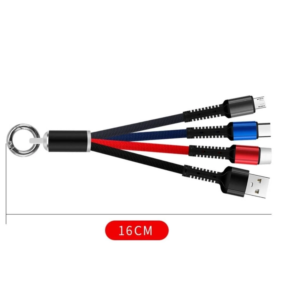 Işıklı Anahtarlık Model 3 İn 1 Usb Çıkışlı Mikro,type-c Ve İphone Uyumlu Şarj Kablosu Bx40 Fiyatı, Yorumları ve Özellikleri