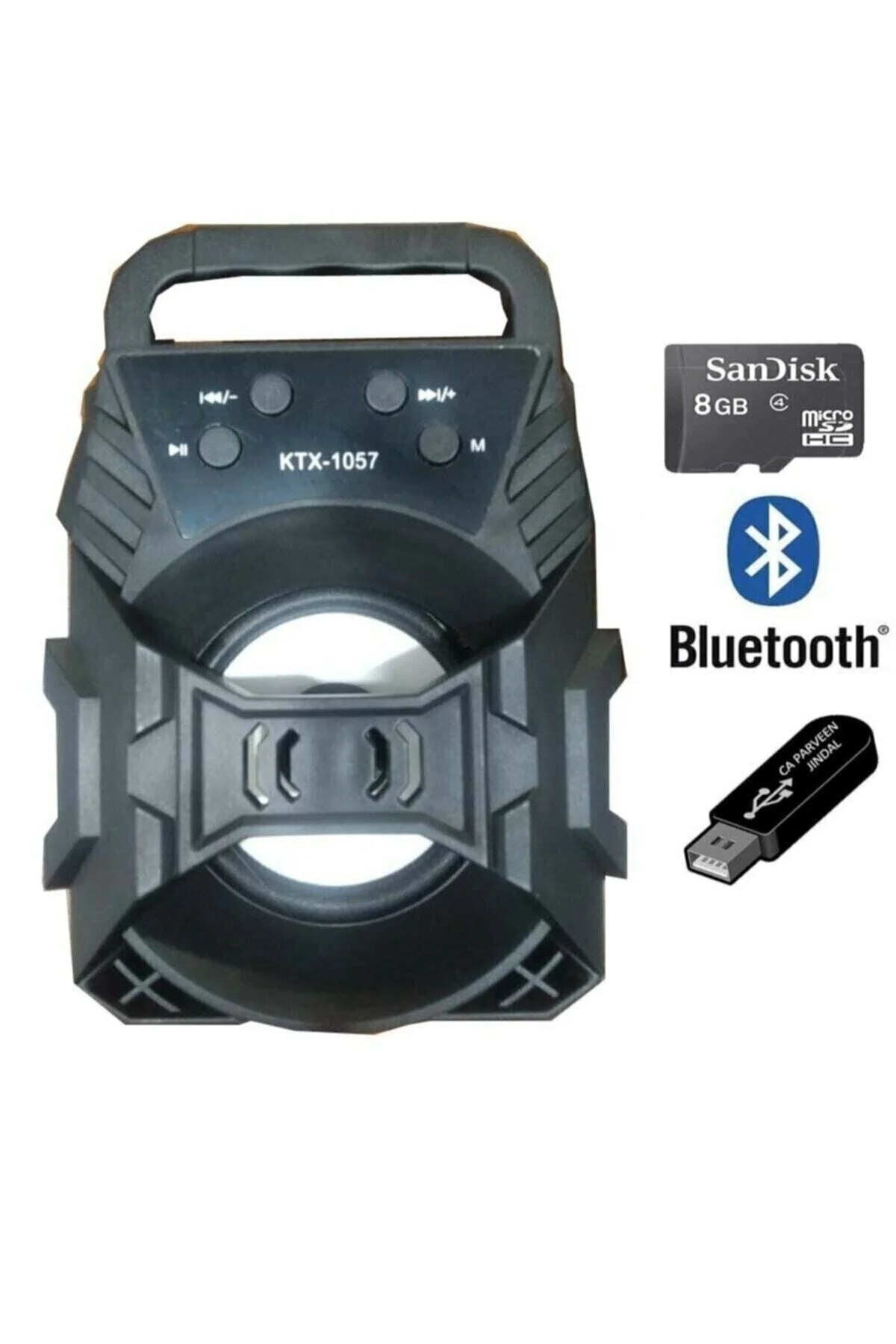 Işıklı Bluetooth Hoparlör, Taşınabilir Kablosuz Ses Sistemi, Suya Dayanıklı ve Radyolu
