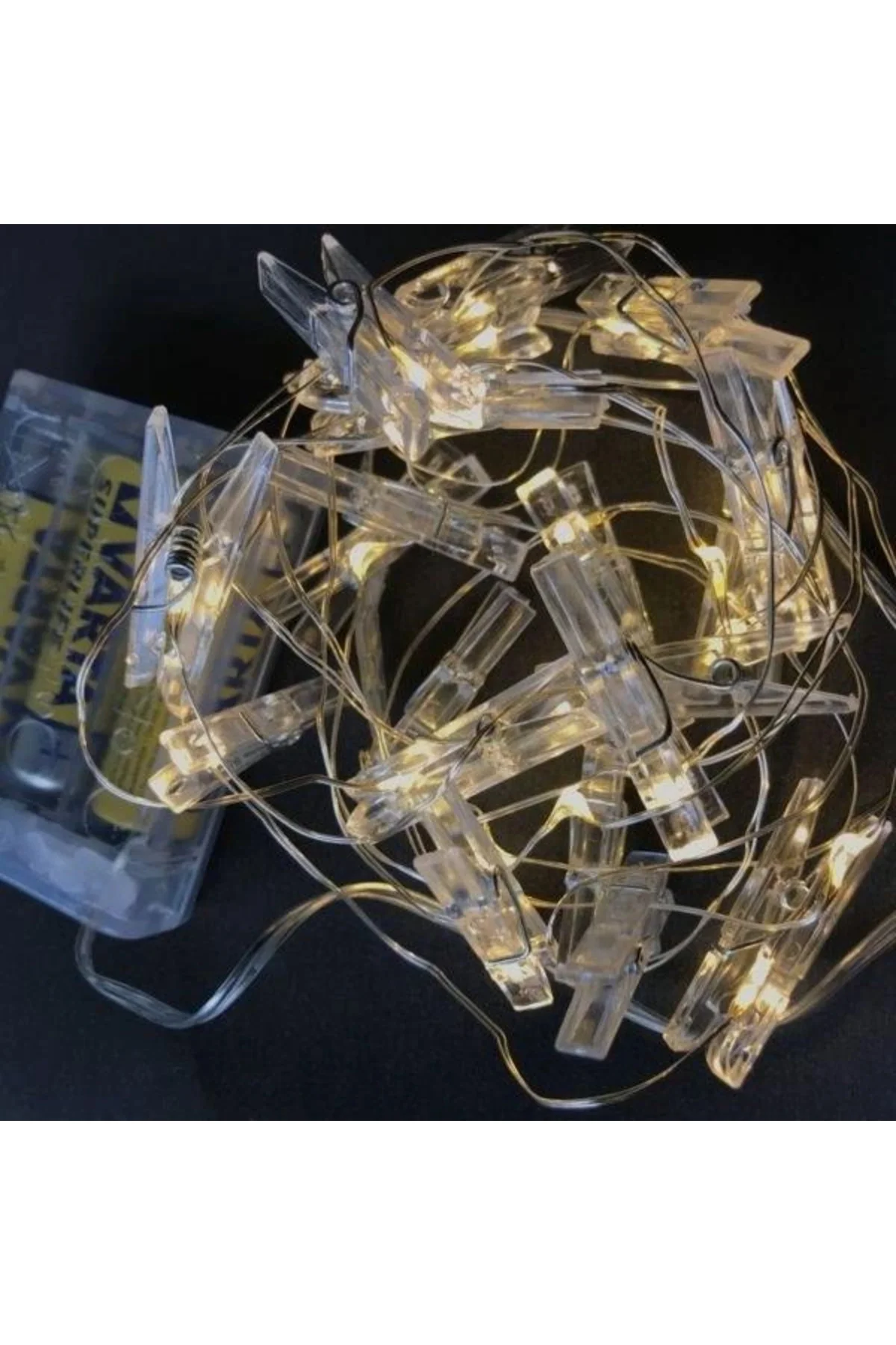 Işıklı Mandallı Fotoğraf Albümü 5M - 30 Led - Görsel 2