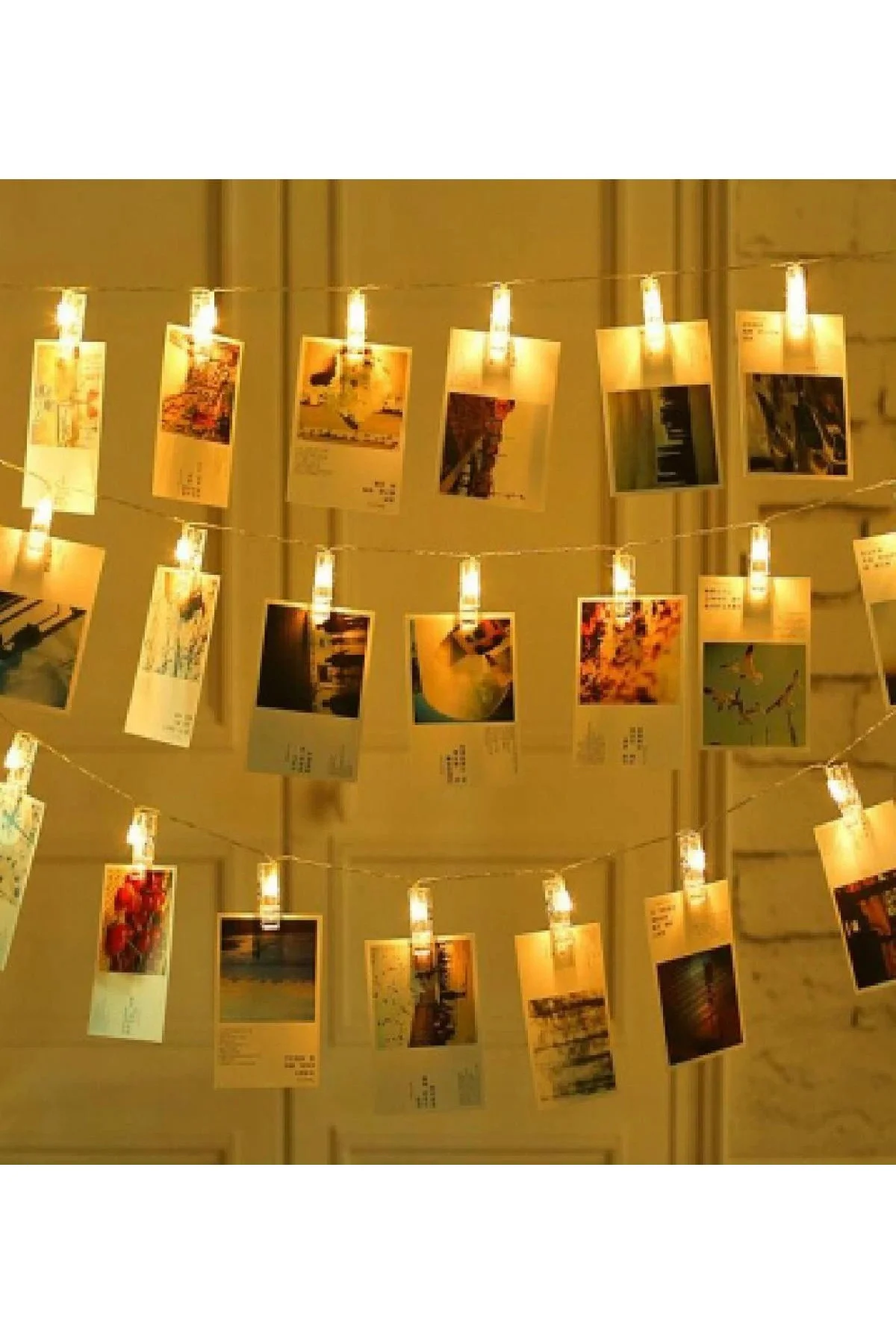 Işıklı Mandallı Fotoğraf Albümü 5M - 30 Led - Görsel 5
