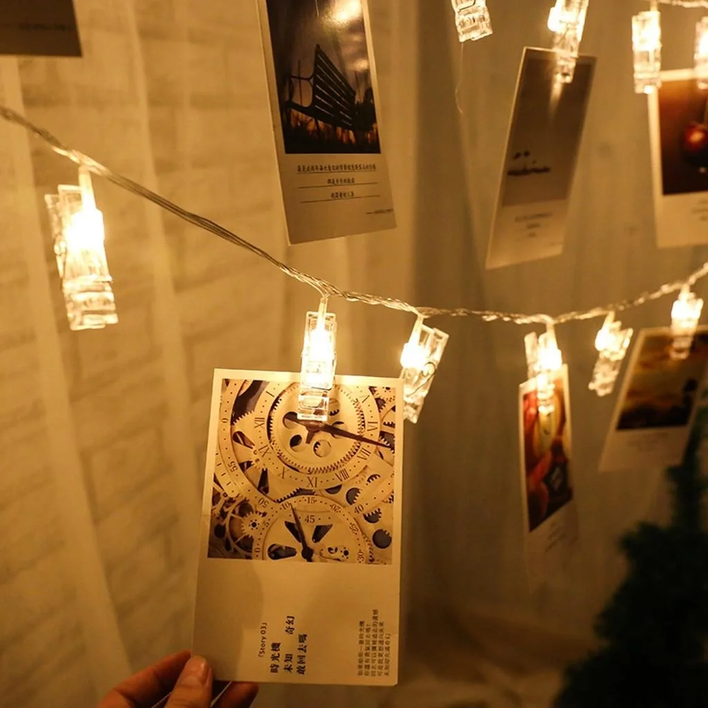 Işıklı Mandallı Fotoğraf Albümü 5m - 30 Led Işıklı Mandallı Fotoğraf Albümü 5m - 30 Led