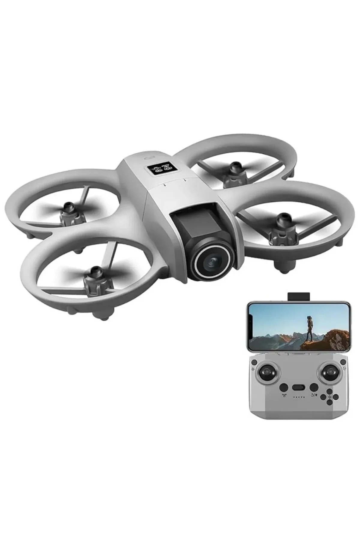 Işıklı Mini Drone Uzun Şarj Süreli ve Yedek Pervane Setli Işıklı Mini Drone Uzun Şarj Süreli ve Yedek Pervane Setli