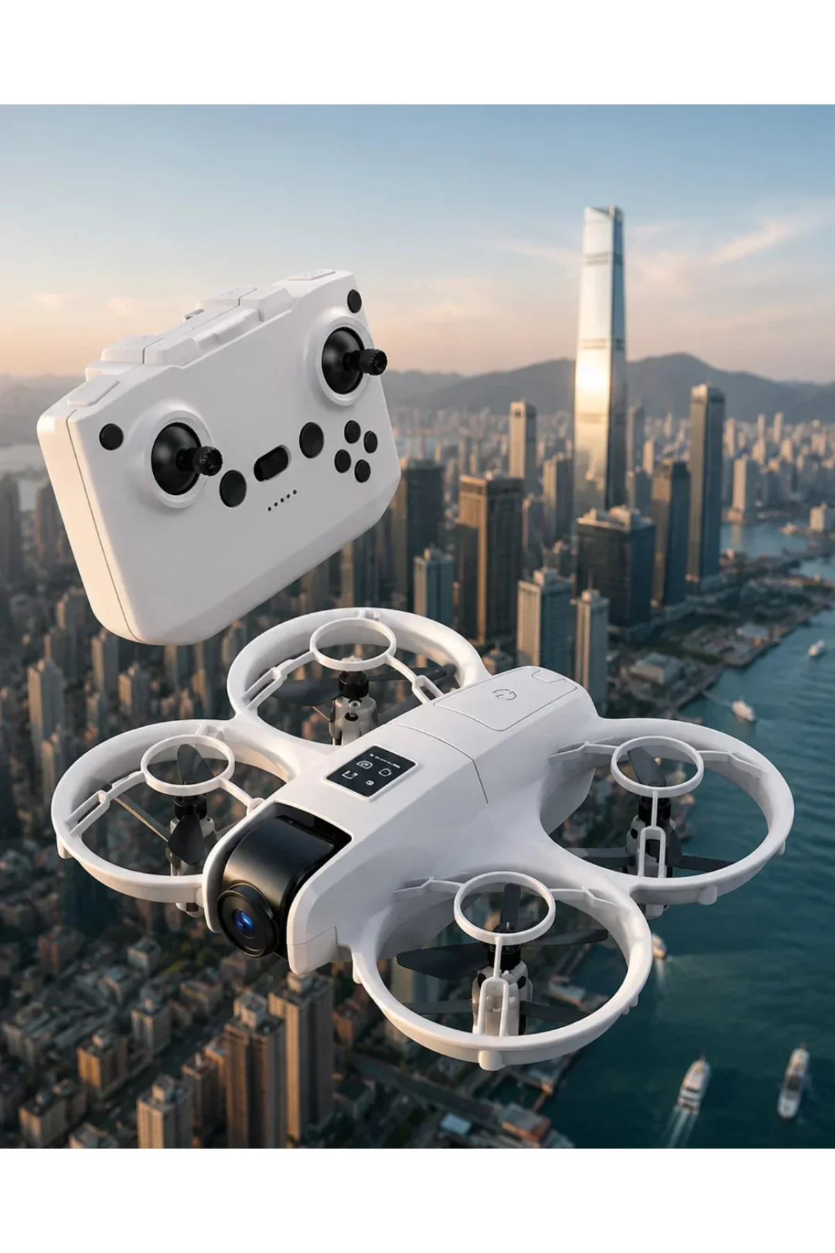 Işıklı Mini Drone Uzun Şarj Süreli ve Yedek Pervane Setli Işıklı Mini Drone Uzun Şarj Süreli ve Yedek Pervane Setli