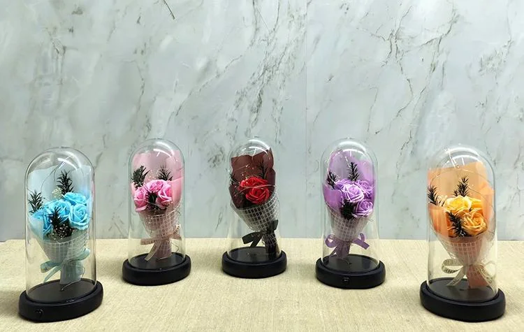 Işıklı Müzikli Fanus İçinde Gül Buketi Alk5003 - Solmayan Hediye Fiyatı, Yorumları ve Özellikleri