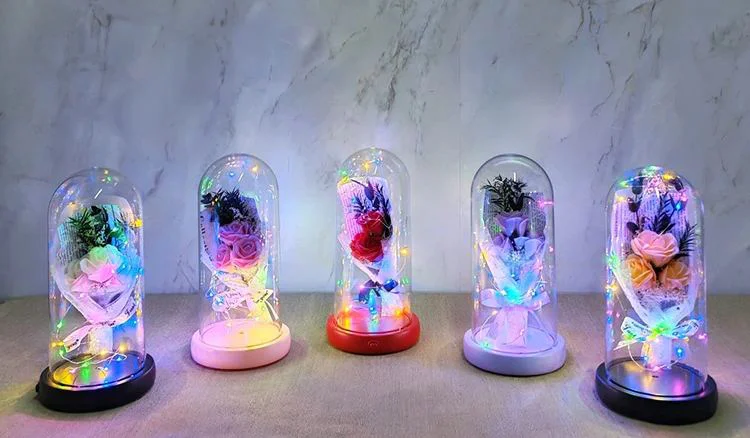 Işıklı Müzikli Romantik Gül Buketi – Hediye, Doğum Günü, Sevgililer Günü