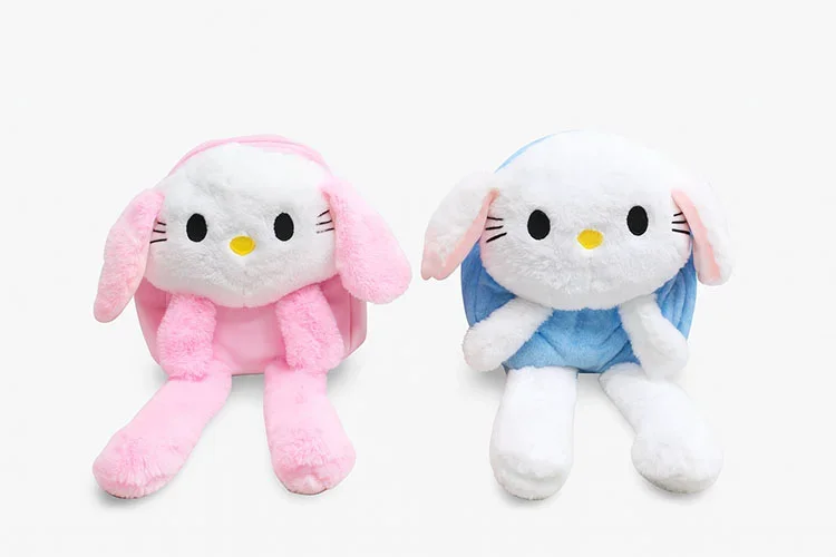 Işıklı Peluş Kulaklı Eğlenceli Sırt Çantası Çocuklar İçin Işıklı Peluş Kulaklı Eğlenceli Sırt Çantası Çocuklar İçin