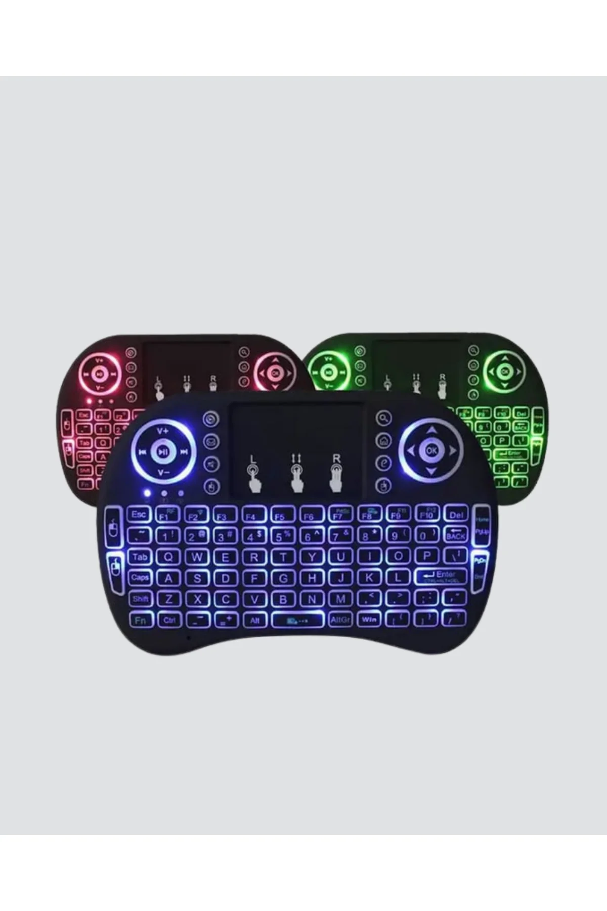 Işıklı Q Klavye – Entegre Touchpad, Ergonomik Tasarım ve Türkçe K