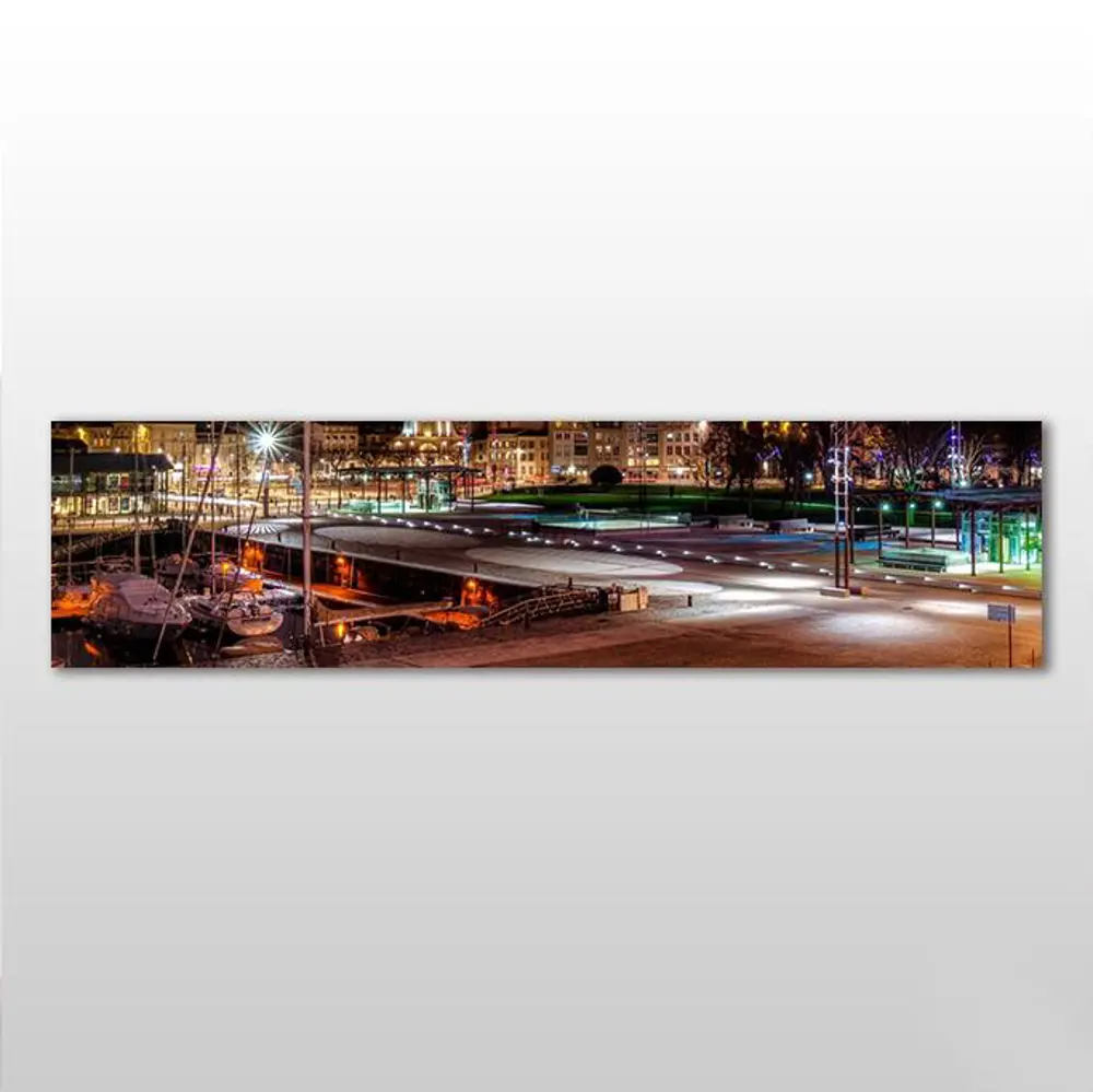Işıklı Şehir Kanvas Tablo Işıklı Şehir Kanvas Tablo