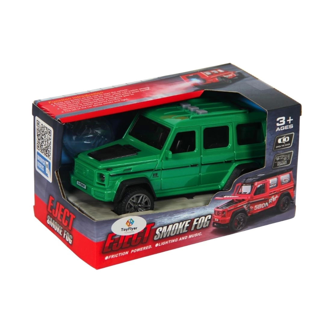 Işıklı Sesli Duman Çıkaran Sürtmeli Jeep BCP-1B Işıklı Sesli Duman Çıkaran Sürtmeli Jeep BCP-1B