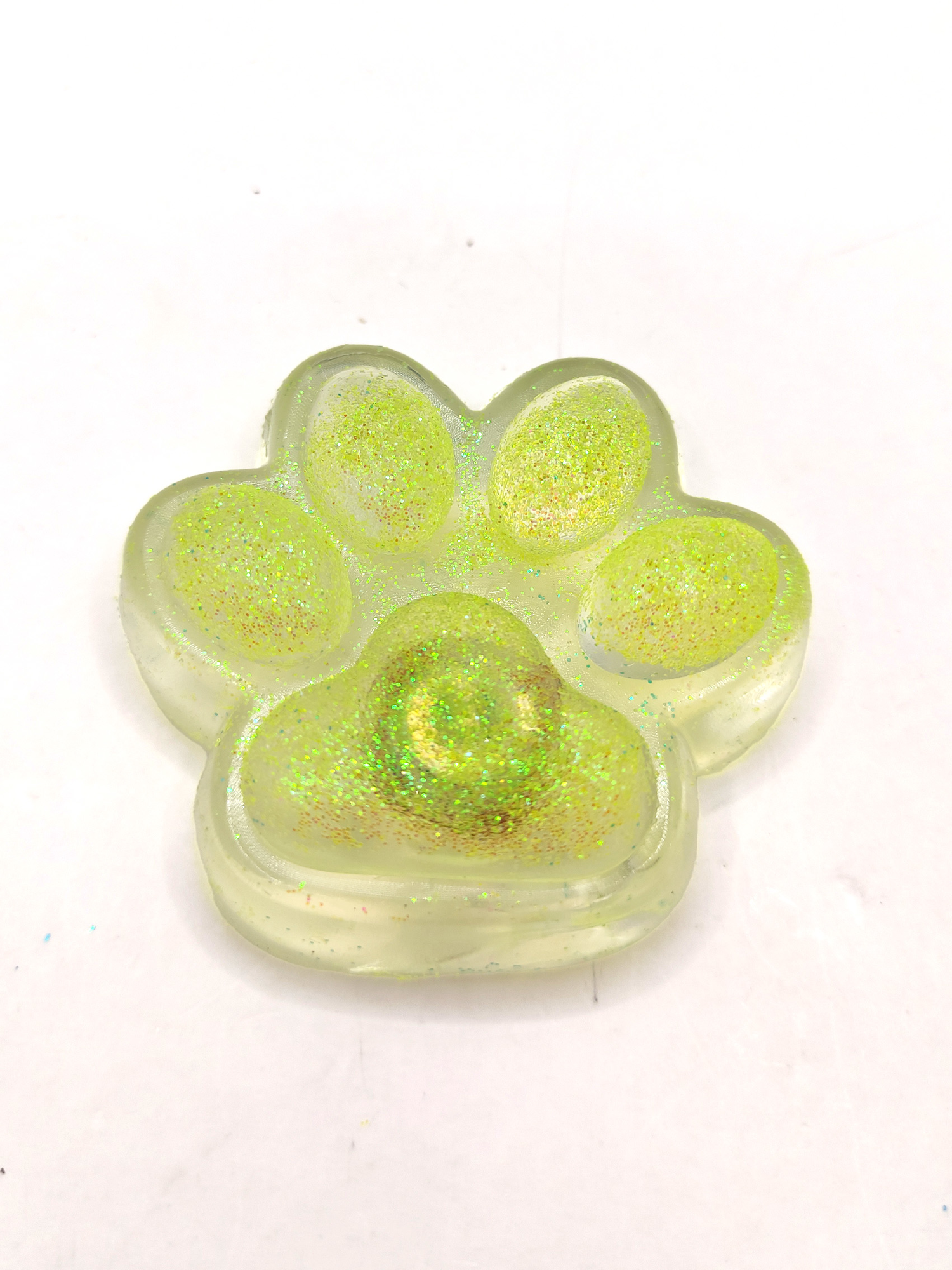 Limmy İşikli Simli Şeffaf Pati Squishy Taba Sukuşi Yumuşacik 6 Cm Pati 