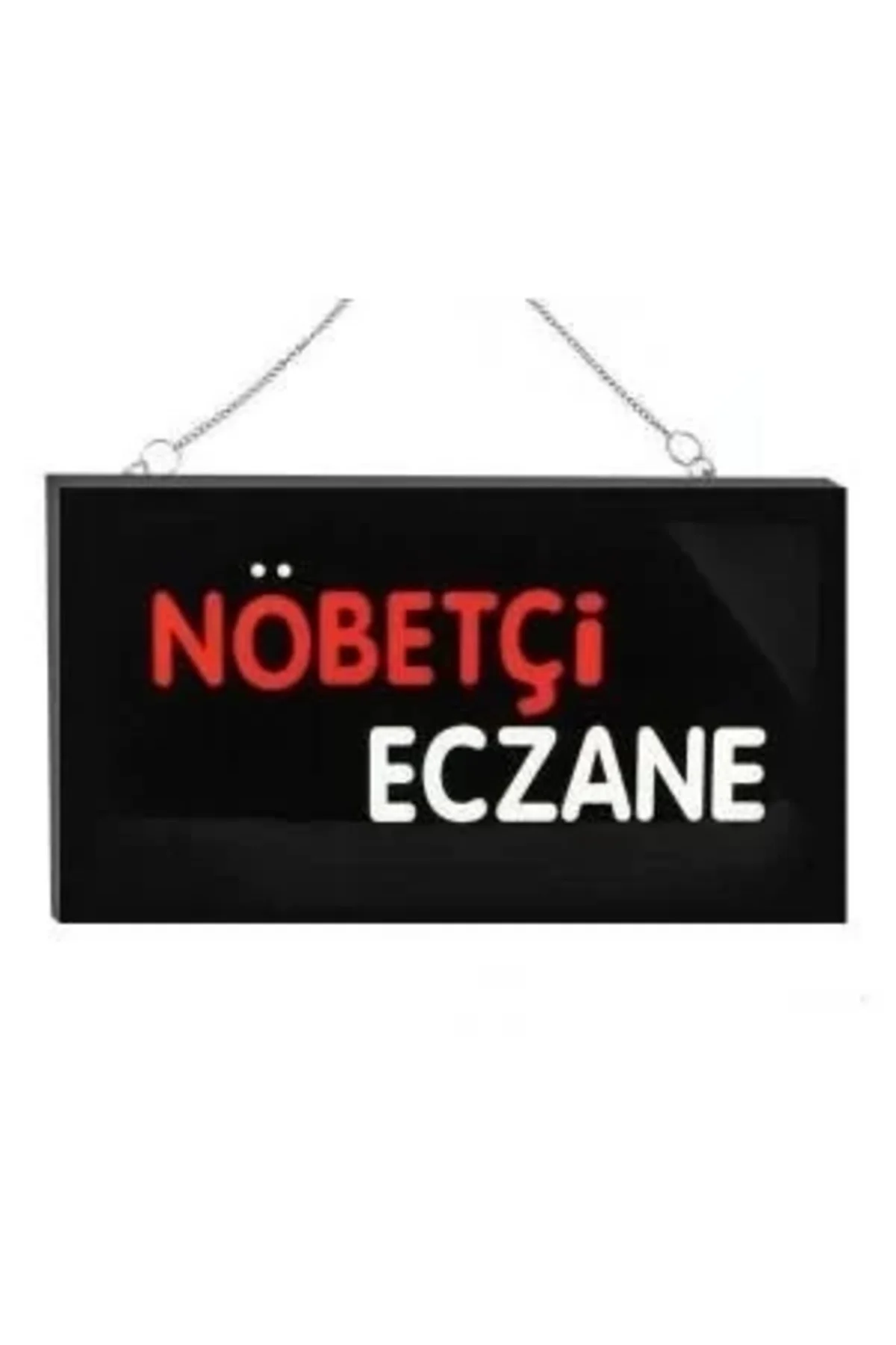 Işıklı Tak Çalıştır Hazır Tabela Nöbetçi Eczane