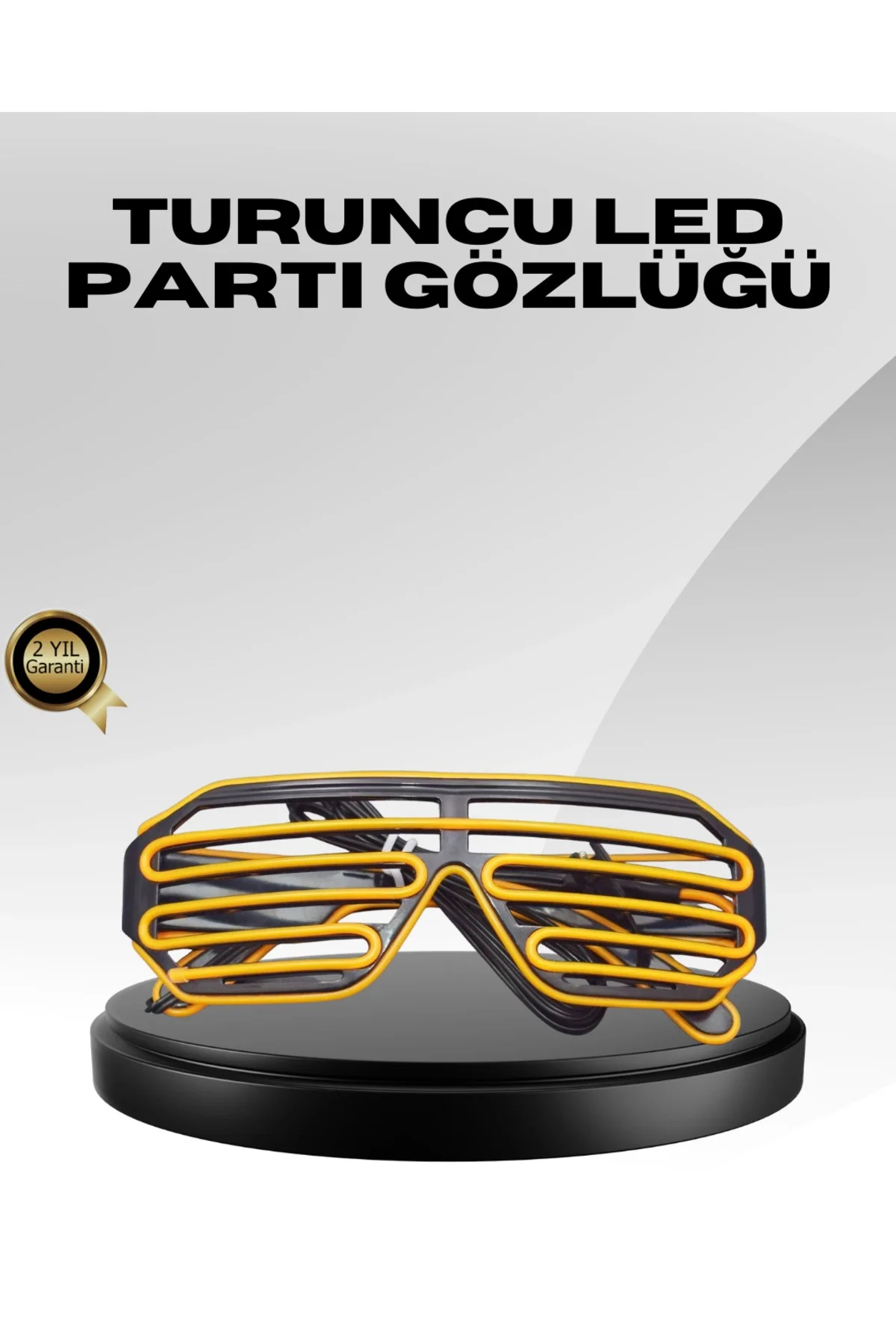 Işıklı Tasarımlı Led Gözlük Eğlence Aksesuarı