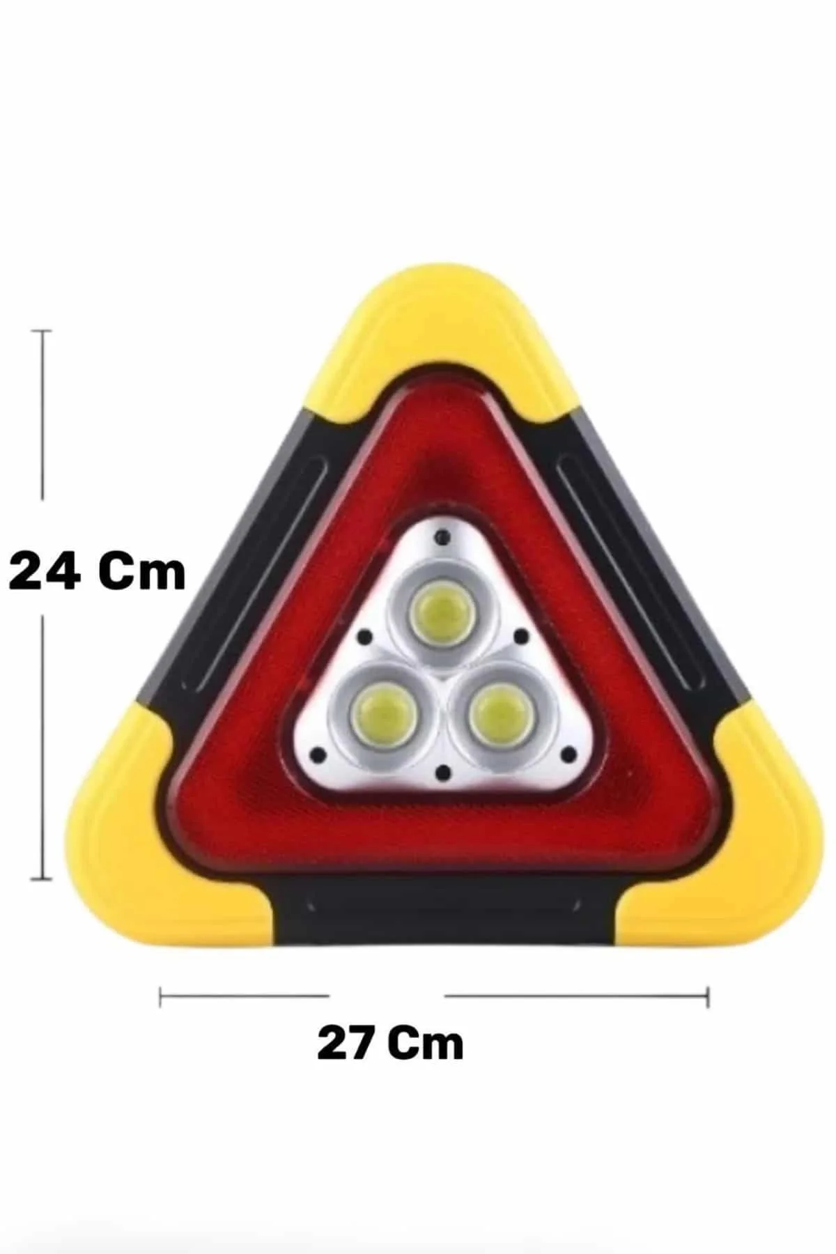 Işıklı Üçgen Reflektör Led Projektör Acil Durum Feneri Flaşör 500