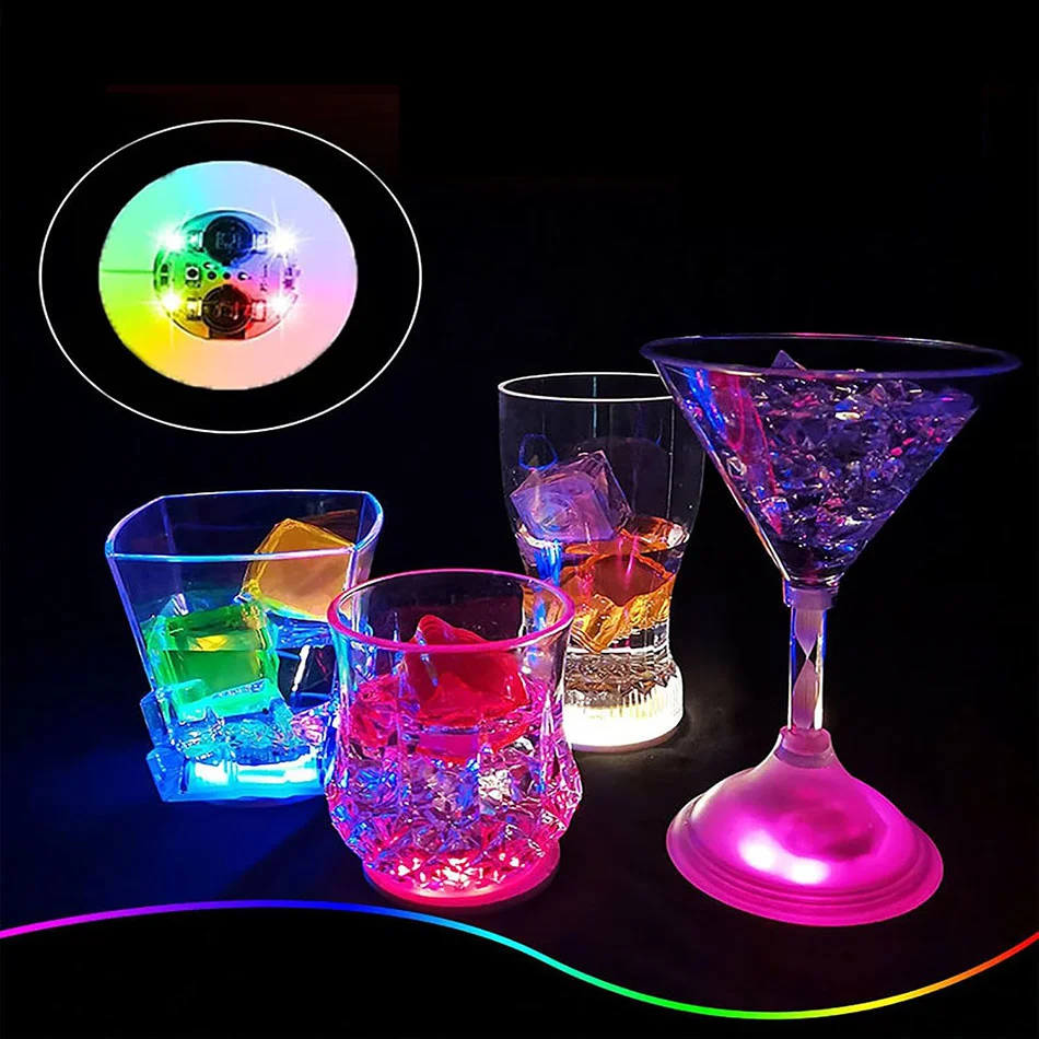 Işıklı Yapışkanlı Bardak Altı Aparatı Ledli 3 Fonksiyonlu 6 cm Ça