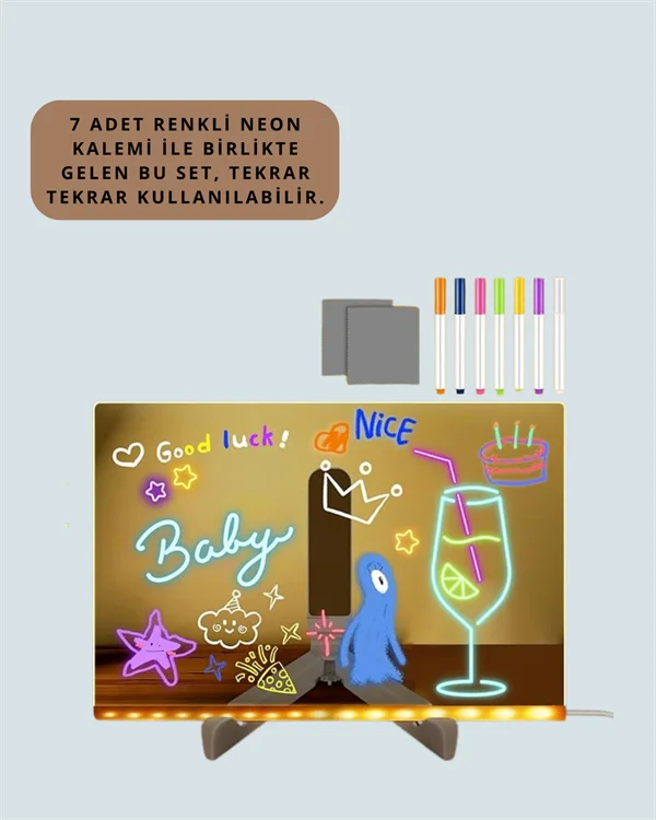 IŞIKLI YAZI TAHTASI