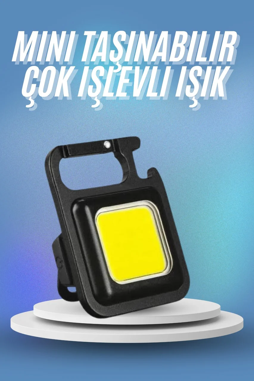 Işıldak Usb Şarjlı Cep El Feneri Taşınabilir Mini Led Işık Çok Fonksiyonlu - Lisinya Diğer 46498805
