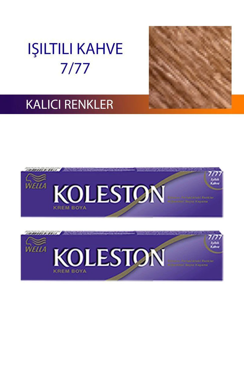 Işıltılı Kahve 7/77 Saç Boyası – 2 Adet Single Tüp, %100 Beyaz Kapama Fiyatı, Yorumları ve Özellikleri