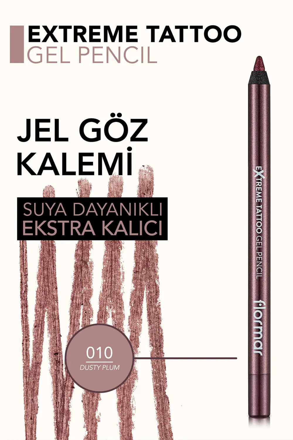 Işıltılı Kalıcı Göz Kalemi (PEMBE-TEN) - Extreme Tattoo Gel Penci