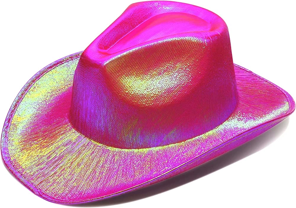 Işıltılı Kovboy Şapkası Hologramlı Parti Kovboy Şapkası Yetişkin Işıltılı Kovboy Şapkası Hologramlı Parti Kovboy Şapkası Yetişkin