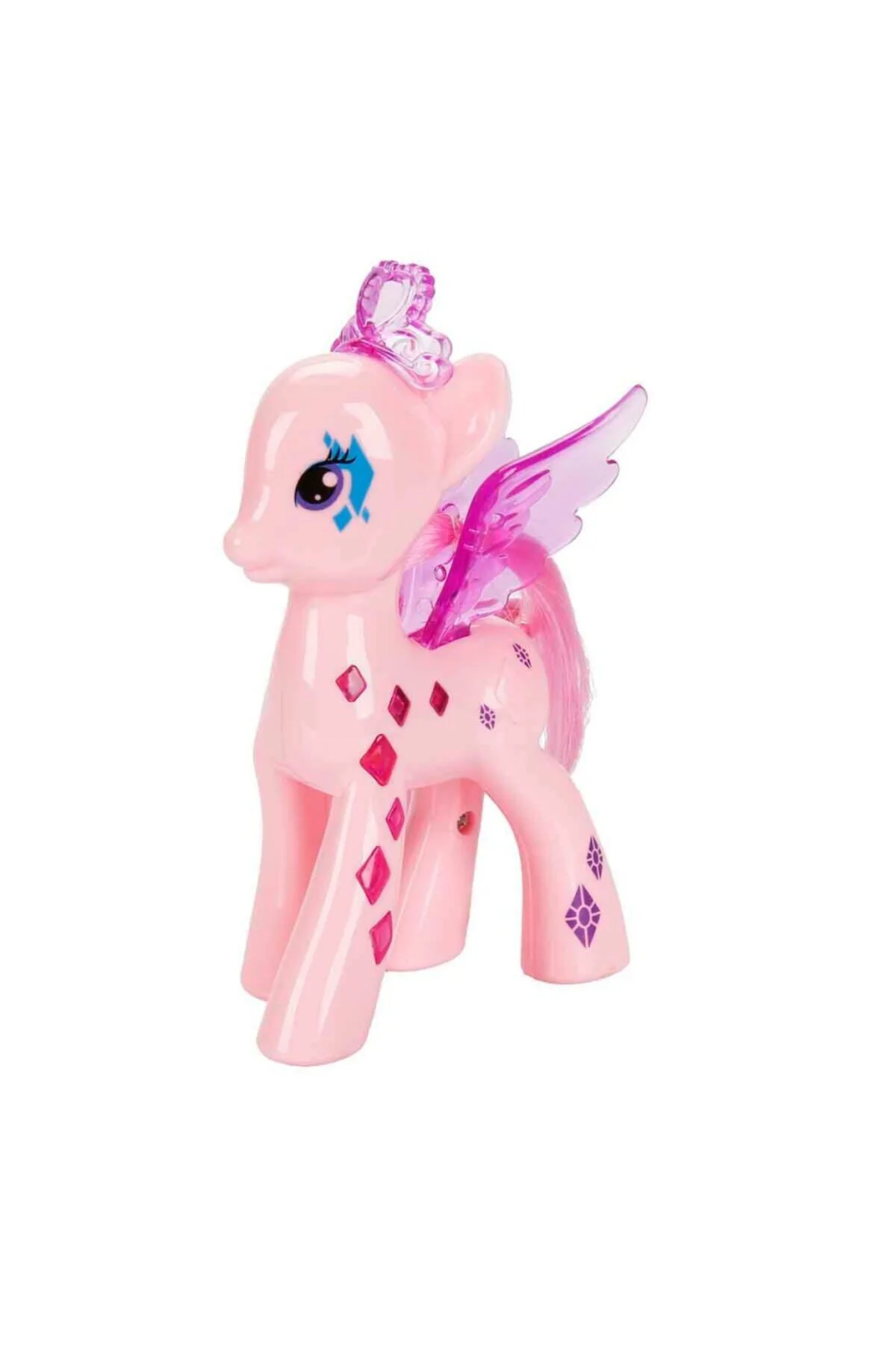 Işıltılı Pony Figür - Işıklı Figür - Pembe (Lisinya)