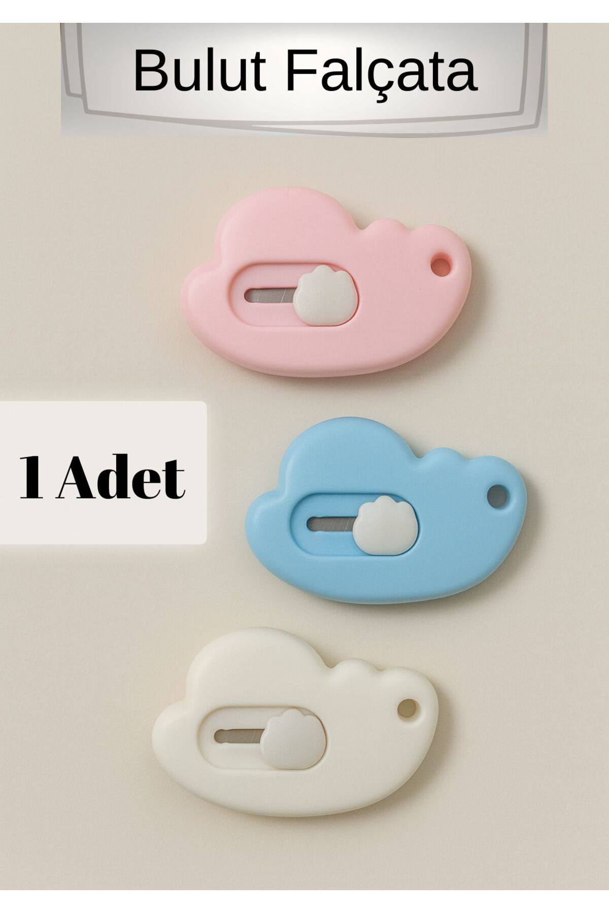 İsim: Bulut Falçata 1 Adet – Sevimli ve Pratik Kesici