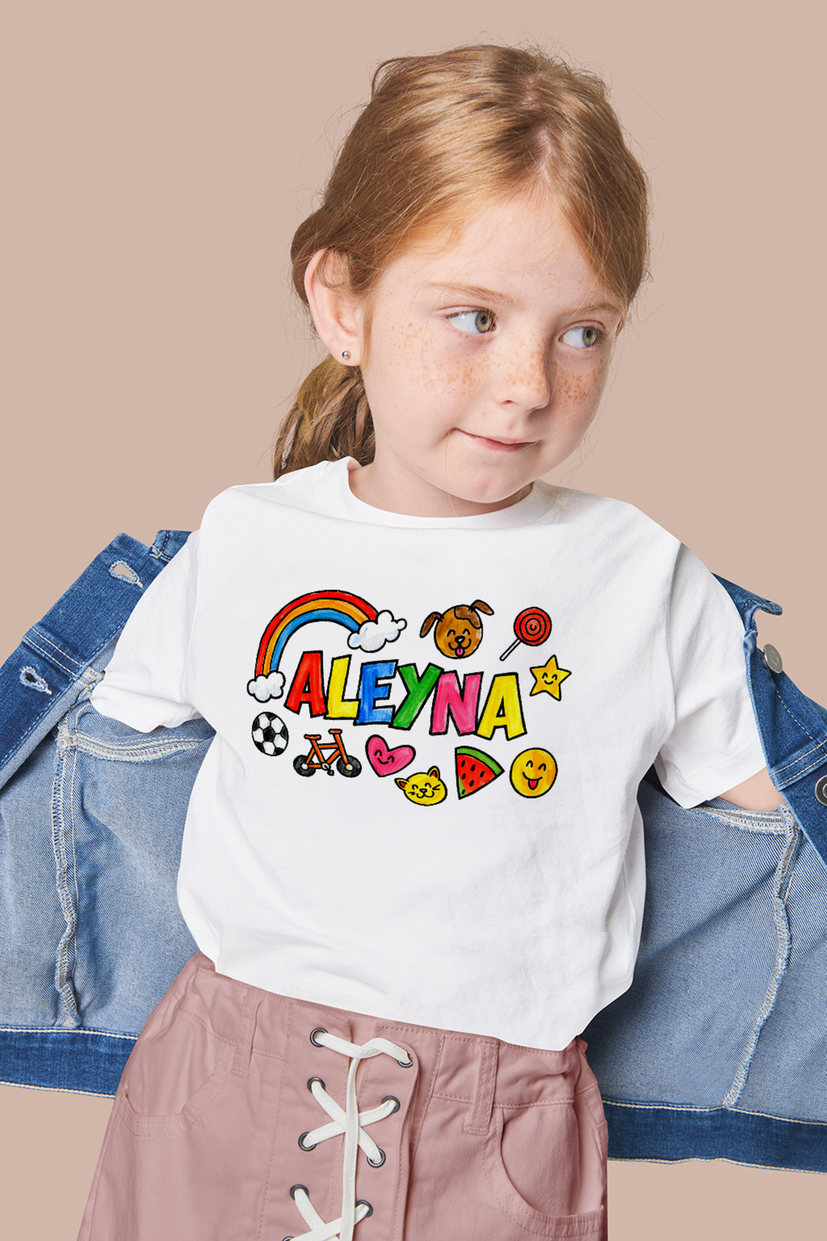 Isim Yazabileceğiniz Çocuklar Için Tişört Boyama Seti Full Set