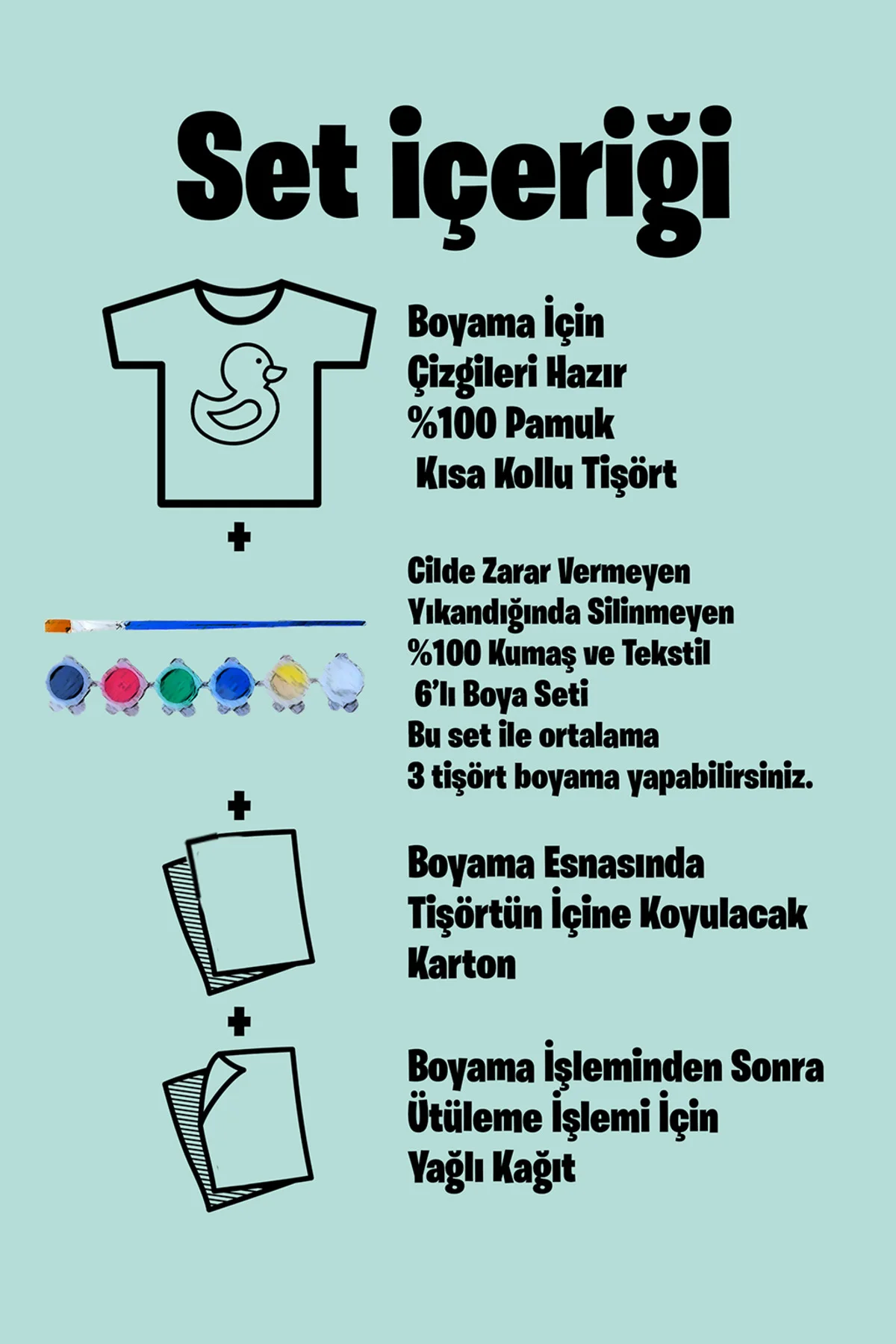 İsim Yazılabilen Paw Patrol Çocuk Tişört Boyama Seti – Full Set F