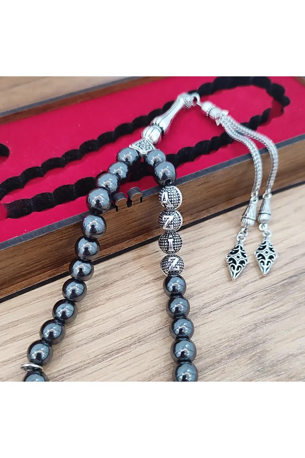 İSİMLİ KİSİYE ÖZEL HEMATİT TESBİH