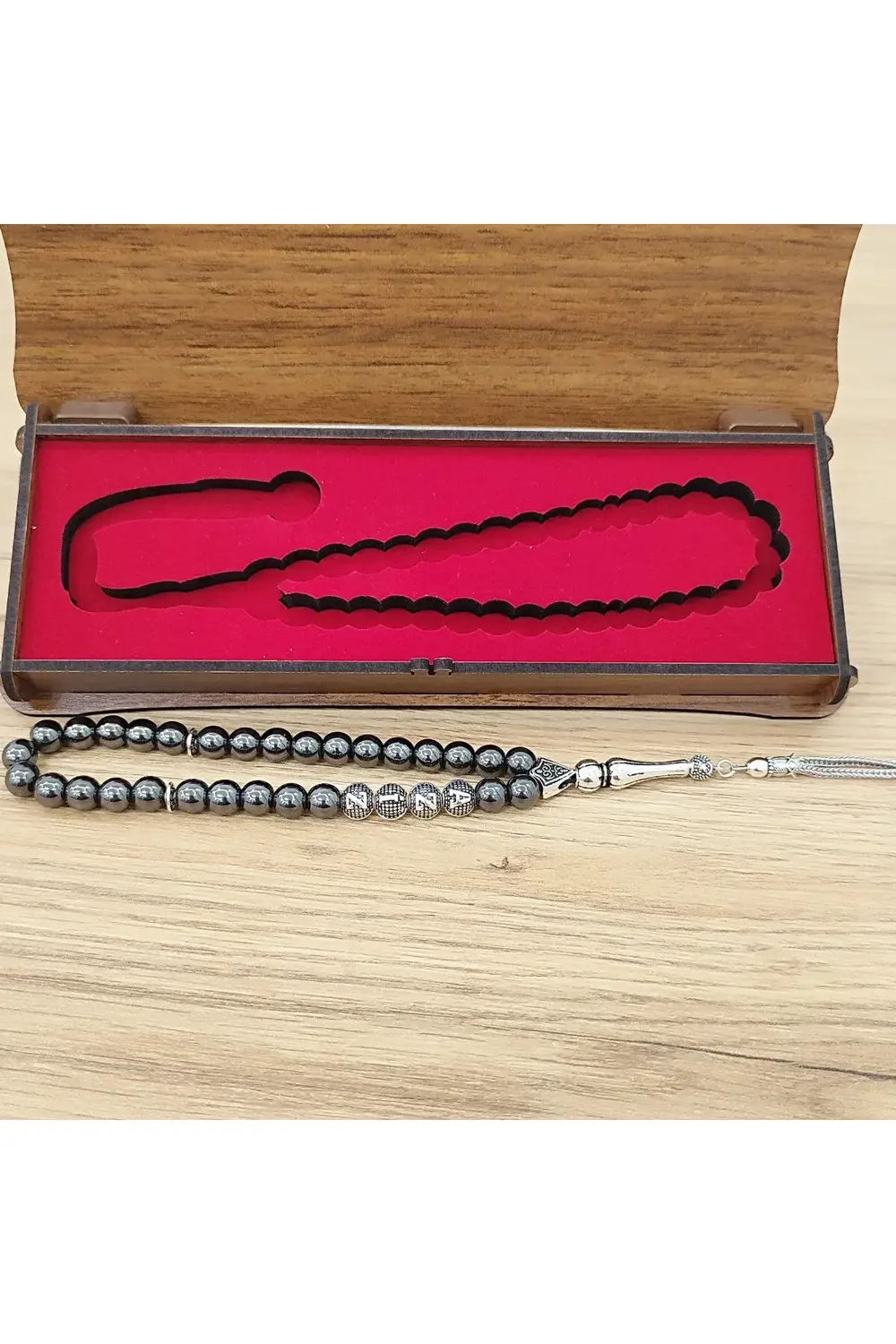 İSİMLİ KİSİYE ÖZEL HEMATİT TESBİH