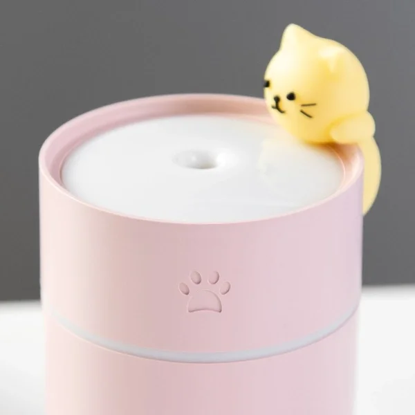 Isınan Kedi Mini USB Sessiz Hava Nemlendiricisi Isınan Kedi Mini USB Sessiz Hava Nemlendiricisi