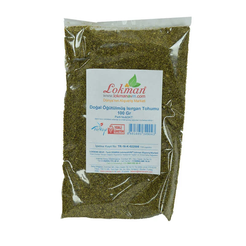 Isırgan Tohumu Doğal Öğütülmüş 100 Gr - Saf Bitkisel Destek