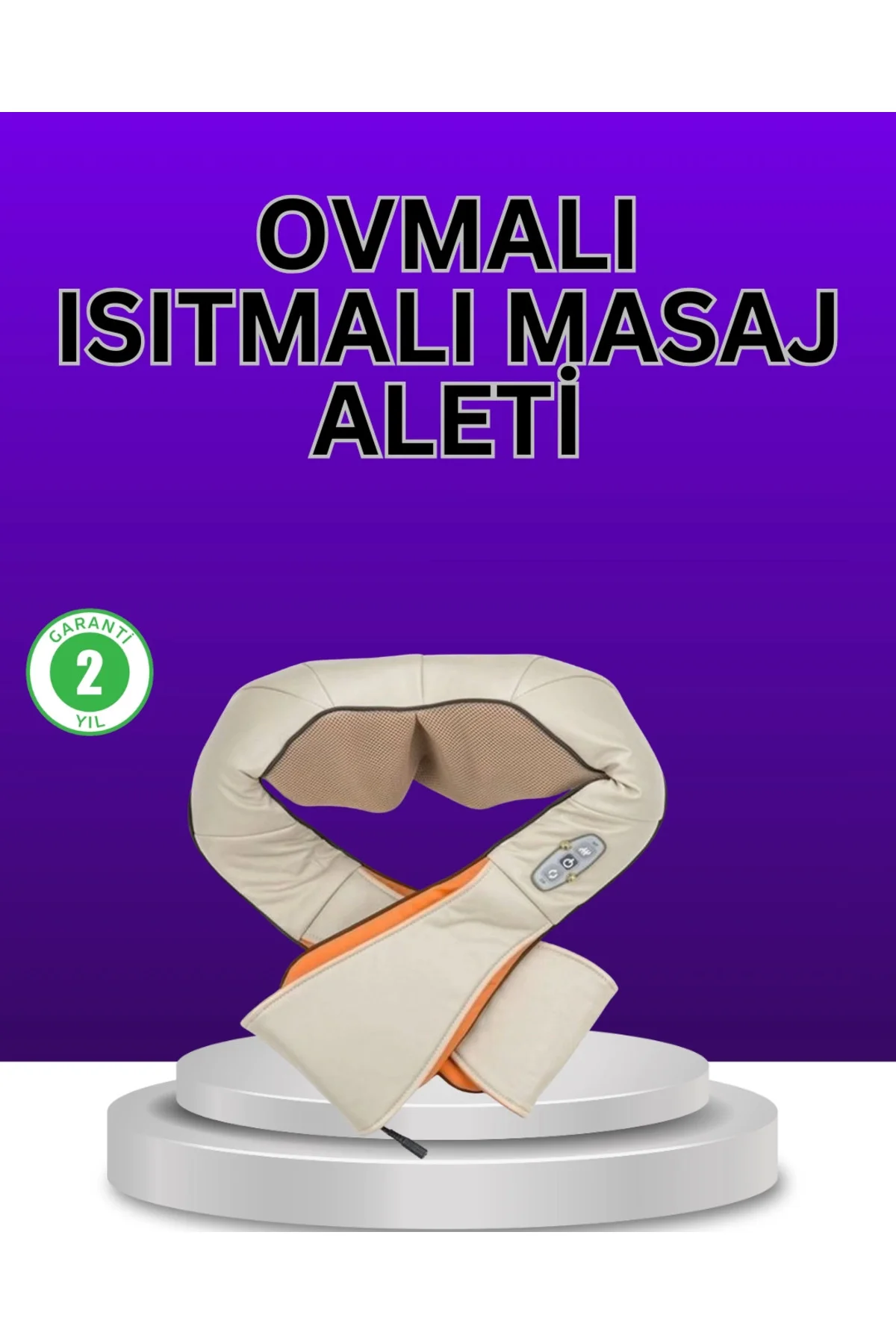 Isıtma Fonksiyonlu Ovmalı Boyun Omuz ve Vücut Masaj Cihazı Rahatl