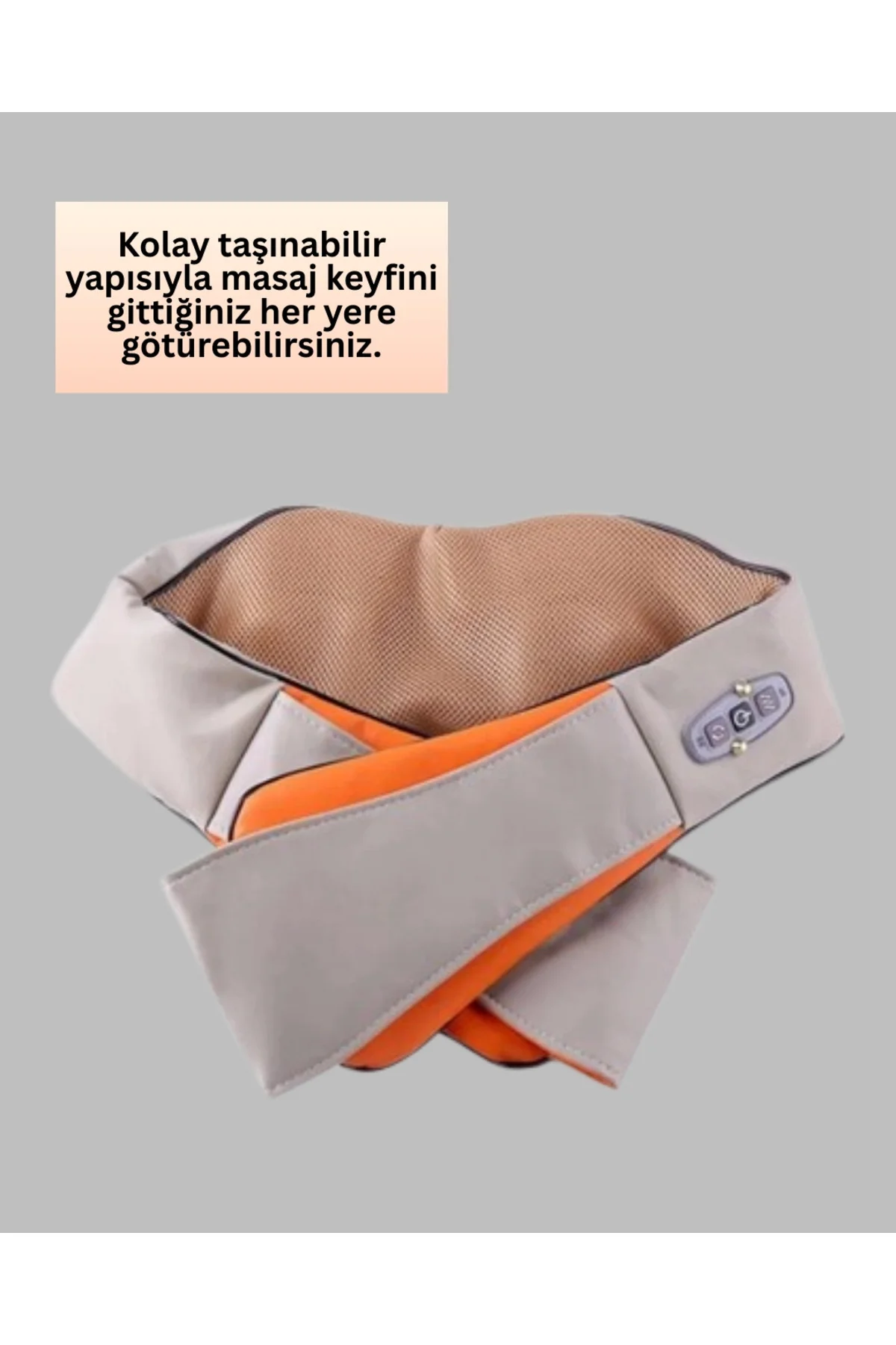 Isıtma Fonksiyonlu Ovmalı Boyun Omuz ve Vücut Masaj Cihazı Rahatl