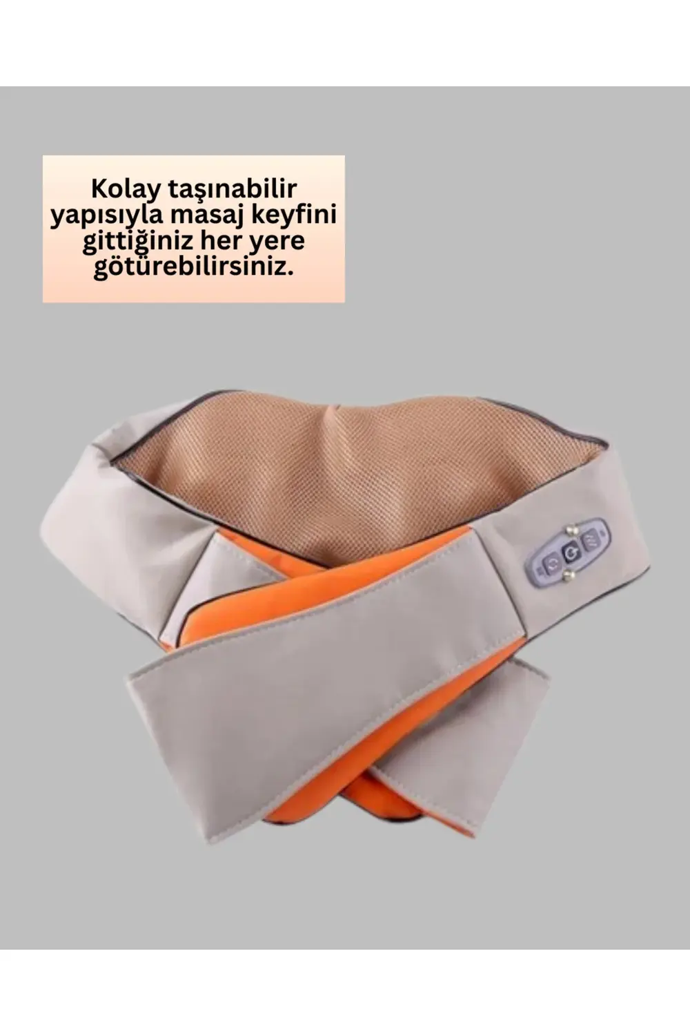 Isıtma Fonksiyonlu Ovmalı Boyun Omuz ve Vücut Masaj Cihazı Rahatl