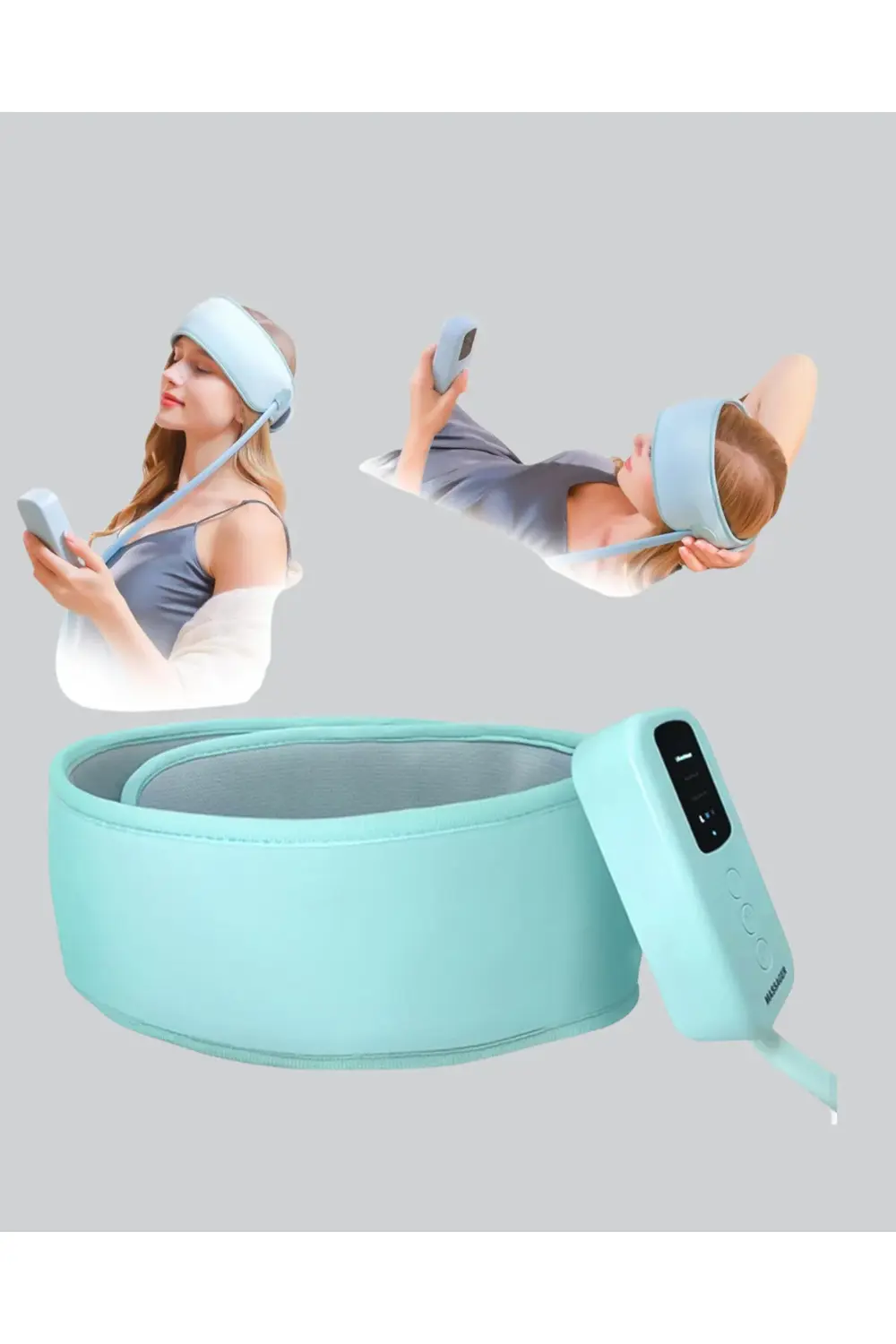 Isıtmalı Baş Masaj Aleti Rahatlatıcı ve Stres Giderici Tasarım