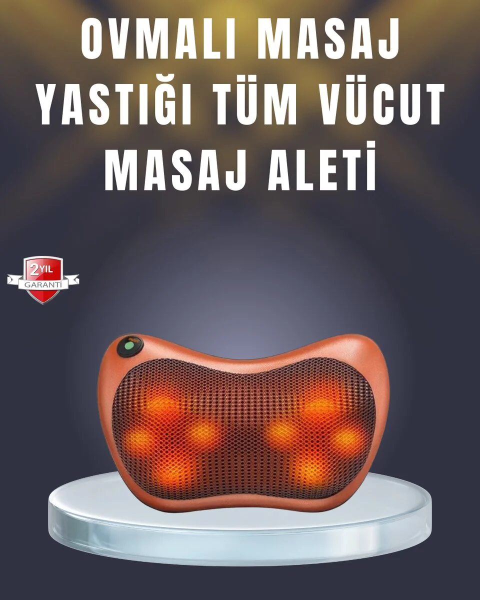 ısıtmalı Çok Fonksiyonlu Boyun Bel Sırt Masaj Yastığı - Araç İçi ve Ev Kullanımı Fiyatı, Yorumları ve Özellikleri