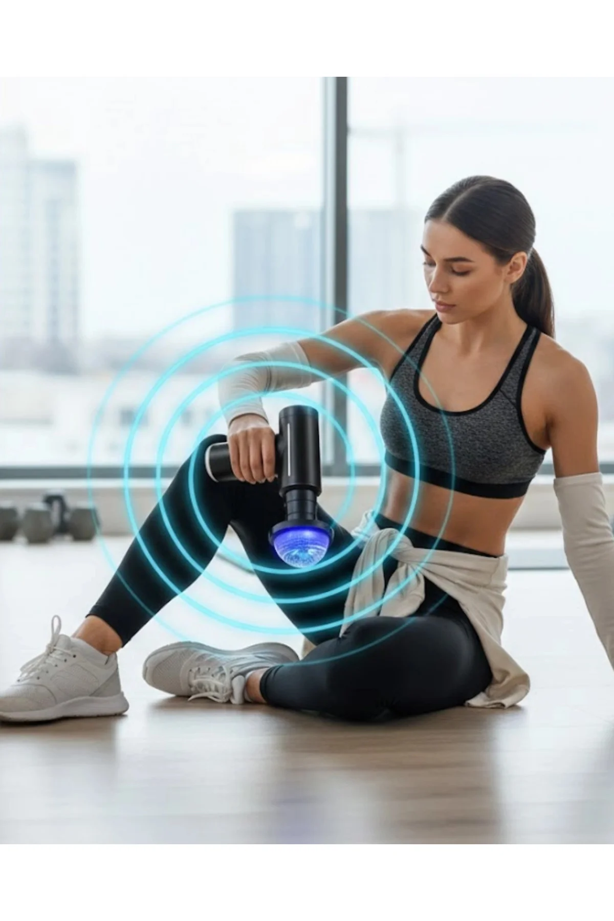 Isıtmalı Soğutmalı Masaj Tabancası 3200 Rpm Sessiz Motor Usb C Şa
