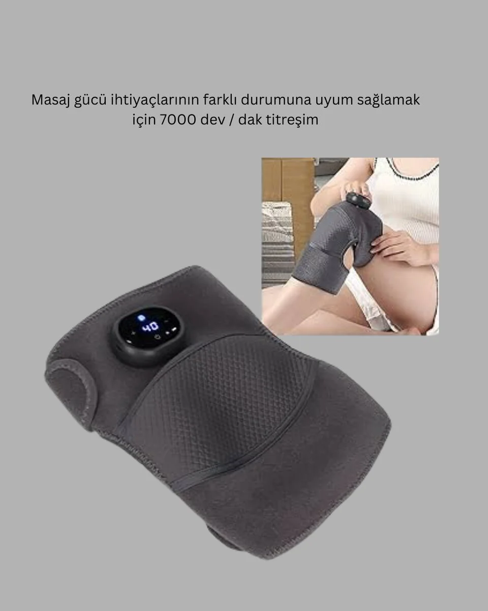 Isıtmalı Titreşimli Diz Masaj Cihazı 3D Rezonans Teknolojili - Diz Ağrılarını Önleyen En İyi Çözüm