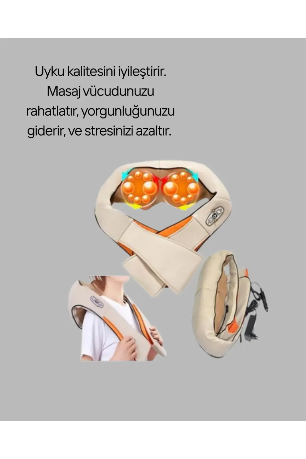 Isıtmalı Yoğurma Masaj Aleti