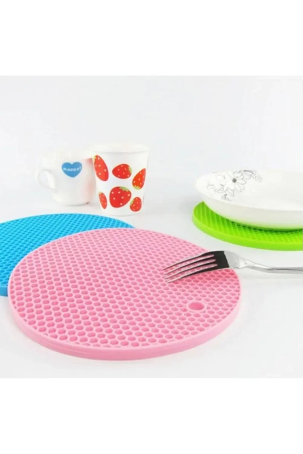 Isıya Dayanıklı Silikon Daire Nihale Ve Kalburabastı Kalıbı Tepsi