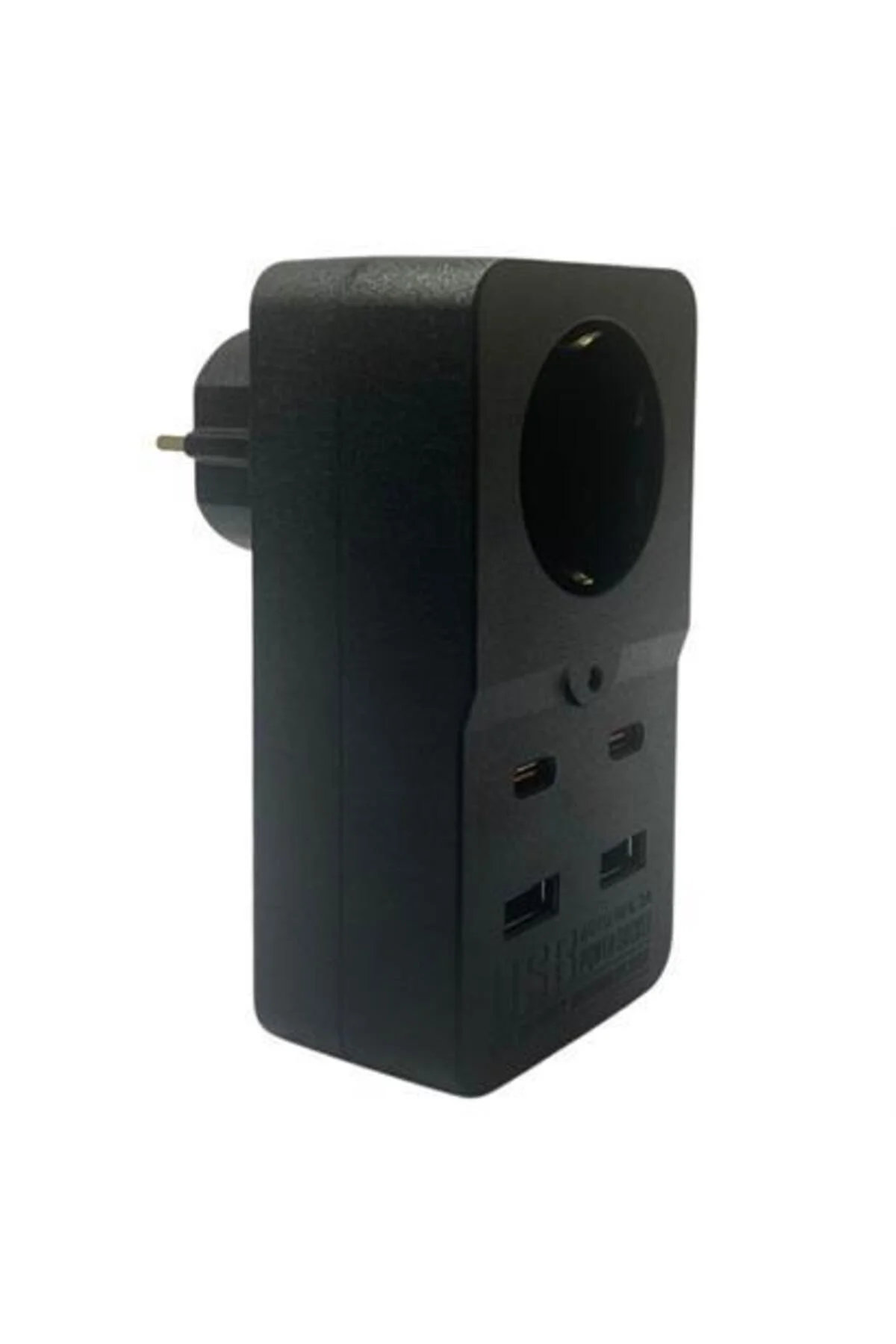Isıya Dayanıklı Termal Akım Korumalı 1 Priz Girişli 2 USB Girişli