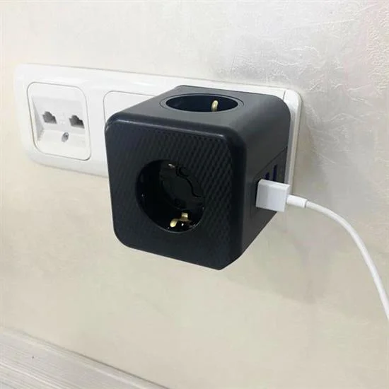 Isıya Dayanıklı Termal Akım Korumalı ve Çocuk Korumalı 3 Priz Girişli 3 USB Girişli Küp Priz Fiyatı, Yorumları ve Özellikleri