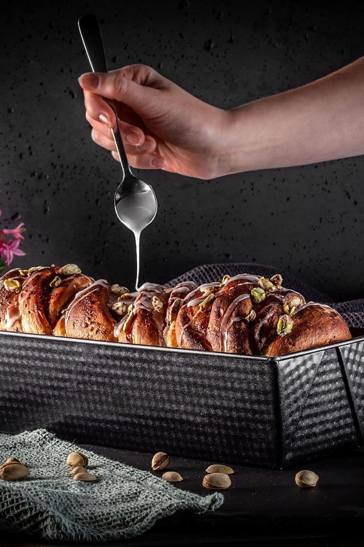 Isıya Dayanıklı Yanmaz Yapışmaz Siyah Büyük Boy Dikdörtgen  Baton